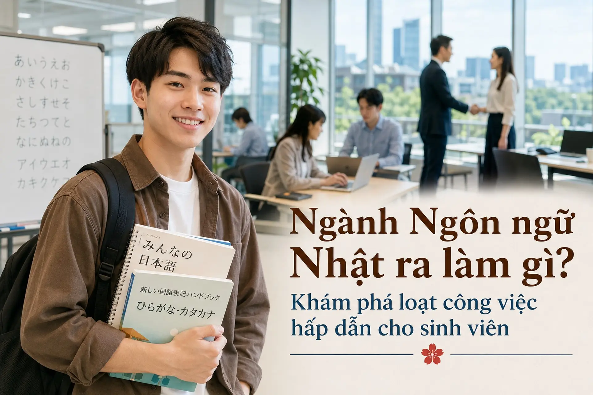 Ngành Ngôn ngữ Nhật ra làm gì? Khám phá loạt công việc hấp dẫn cho sinh viên
