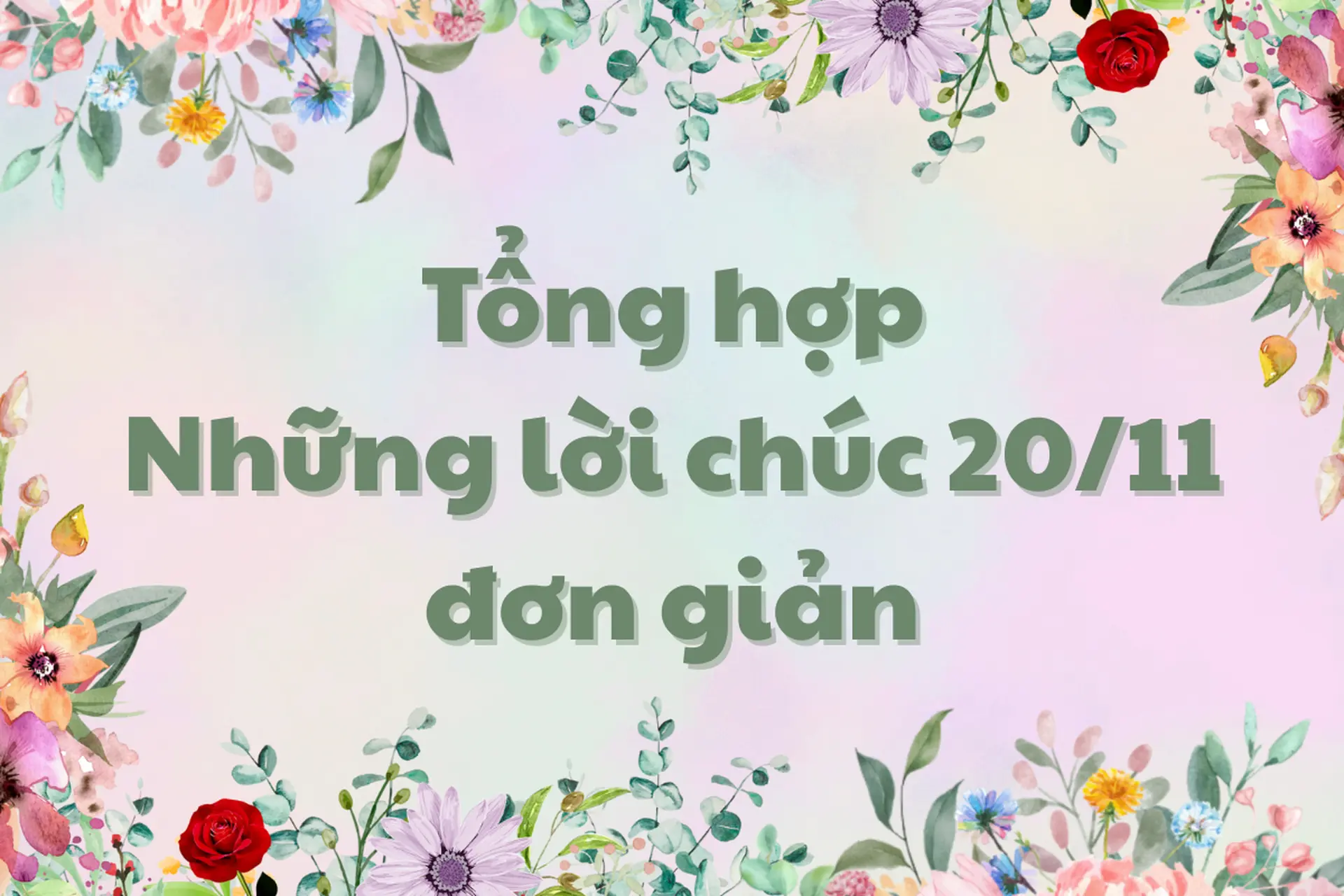 Tổng hợp những lời chúc 20/11 đơn giản mà ý nghĩa, giúp bạn gửi trọn lòng biết ơn đến thầy cô trong ngày đặc biệt