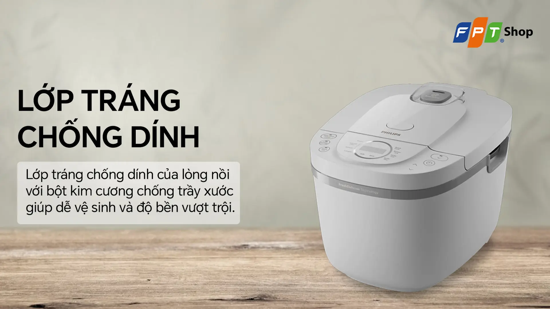 Nồi cơm điện tử Philips 1.8 lít HD4719/32