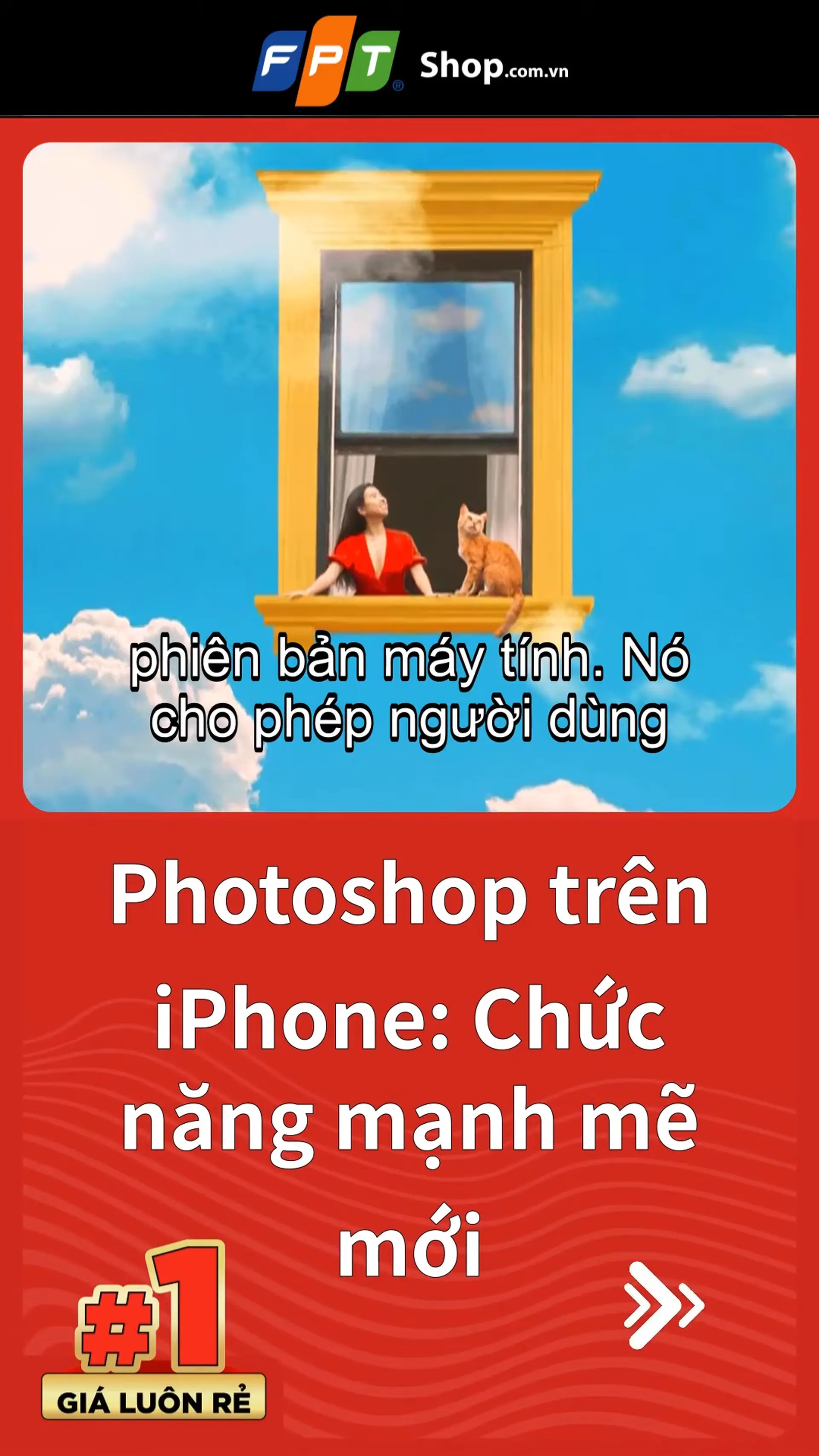 Photoshop trên iPhone: Chức năng mạnh mẽ mới