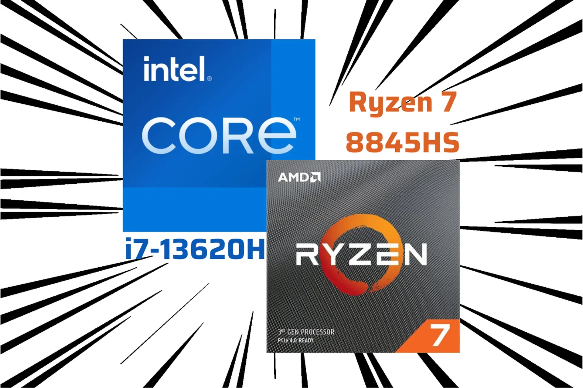 So sánh Intel Core i7-13620H và Ryzen 7 8845HS: Nên chọn CPU nào cho công việc?