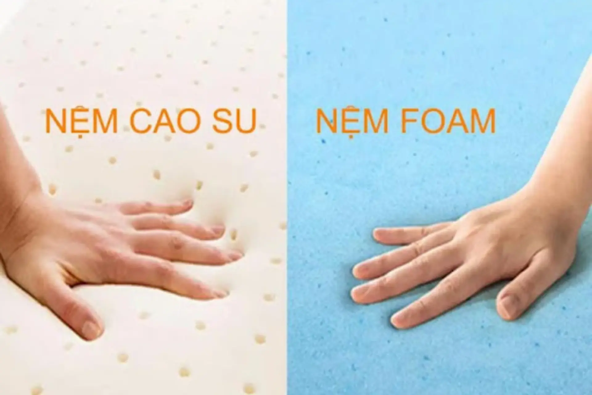 So sánh nệm foam và nệm cao su: Ưu nhược điểm và cách lựa chọn nệm phù hợp với nhu cầu