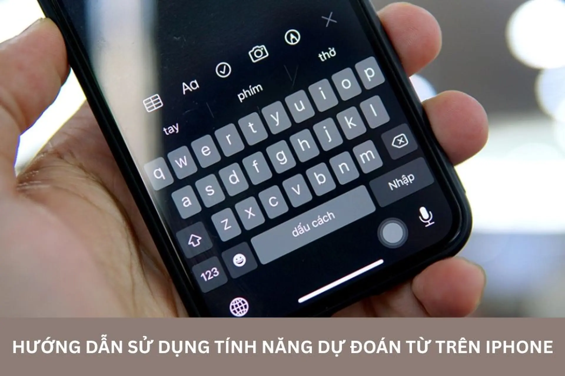 Sử dụng tính năng dự đoán từ trên iPhone để cải thiện tốc độ nhắn tin chỉ trong vài giây