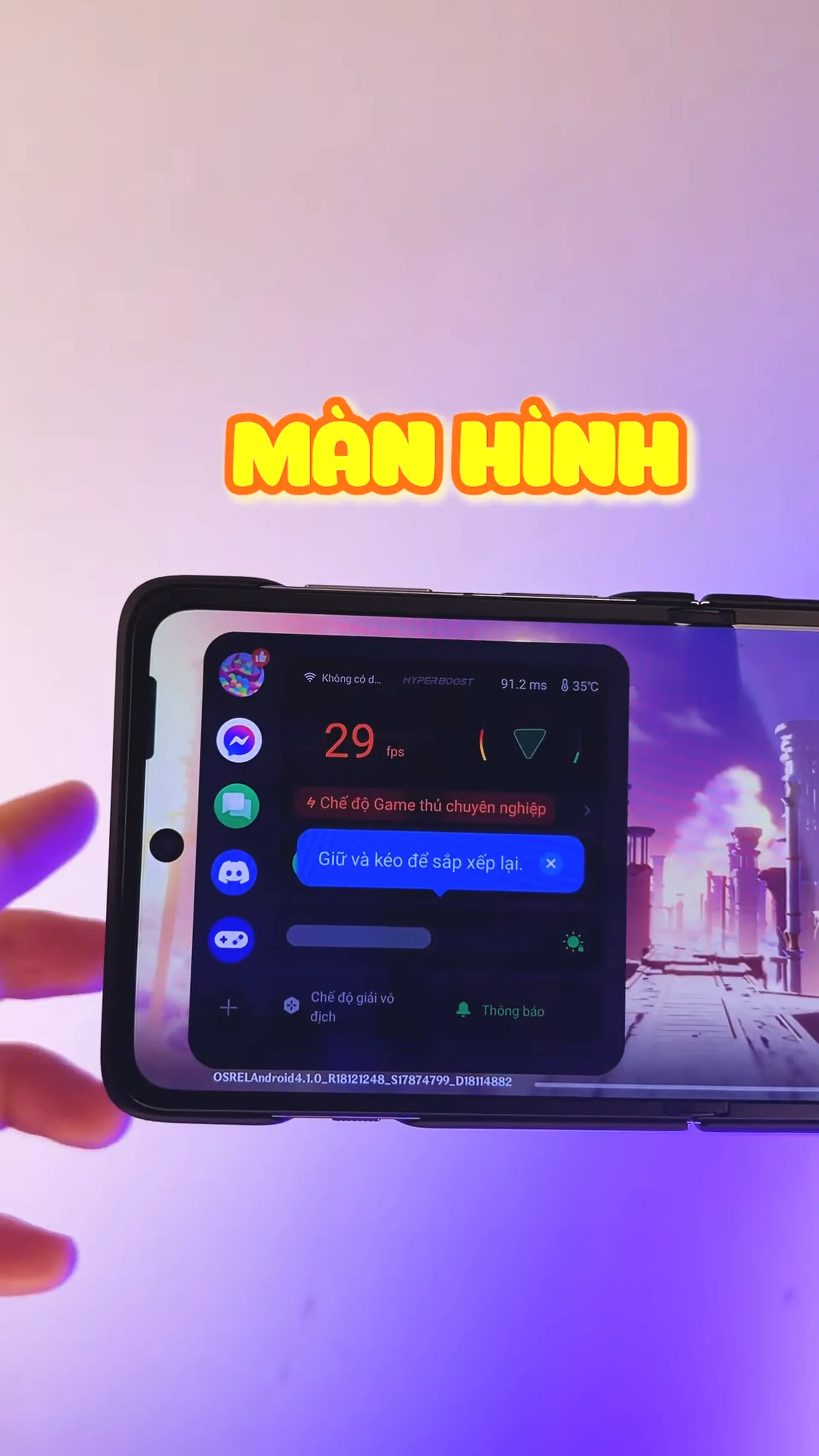 Tính năng chơi game trên điện thoại OPPO