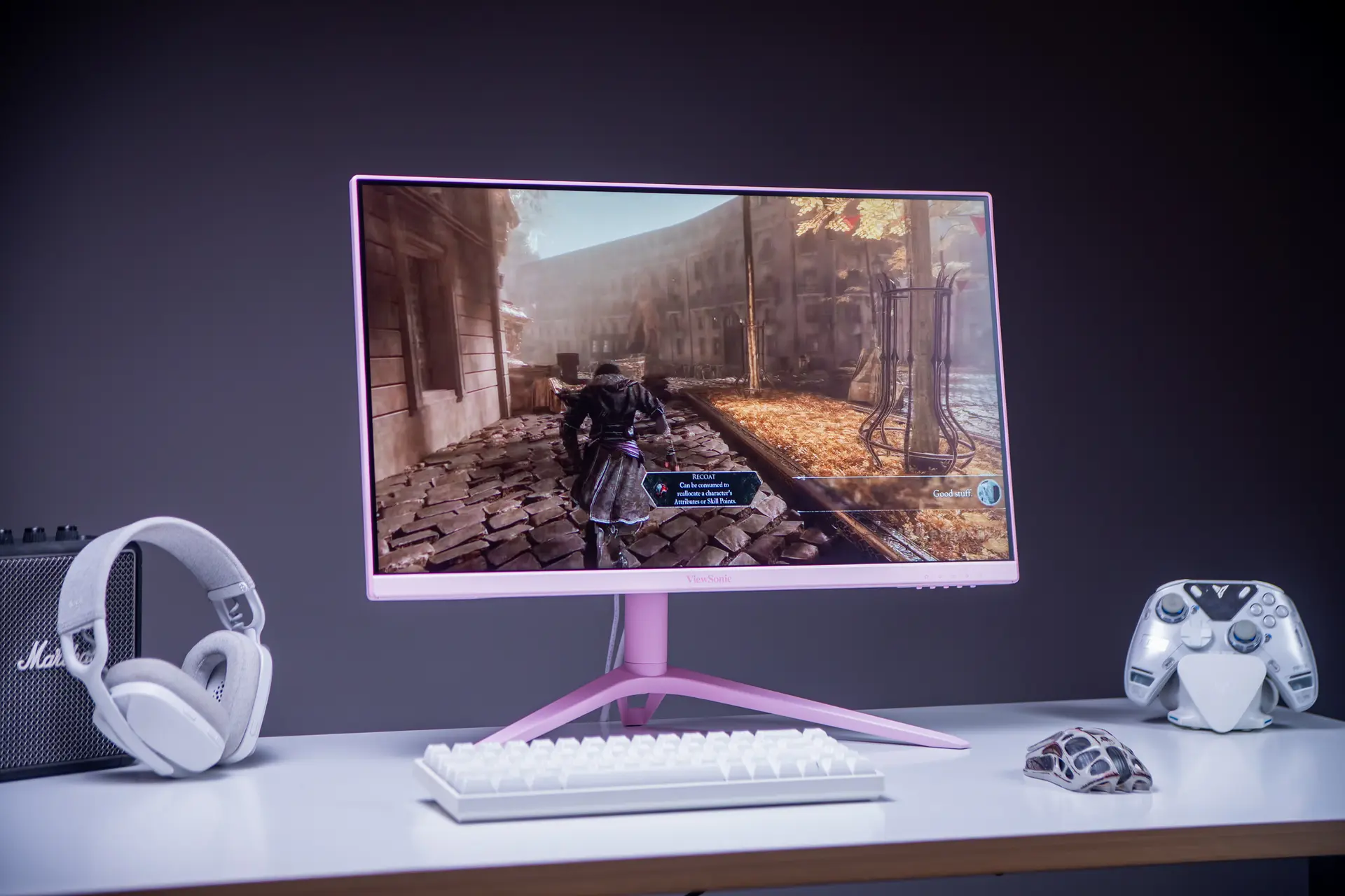 Đánh giá ViewSonic VX2428AJ-PK: Màn hình gaming IPS 240 Hz thiết kế hồng cá tính