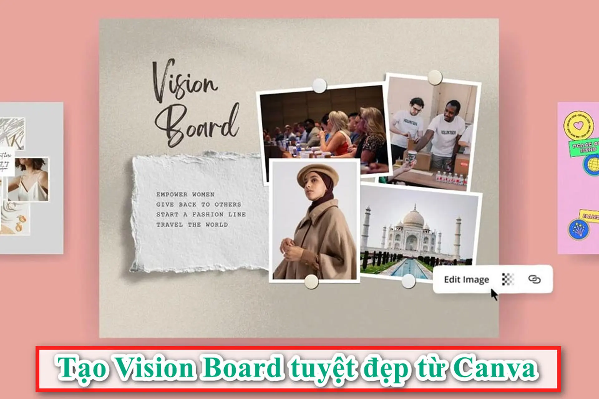 Hướng dẫn cách tạo Vision Board tuyệt đẹp trên Canva chỉ với vài bước đơn giản