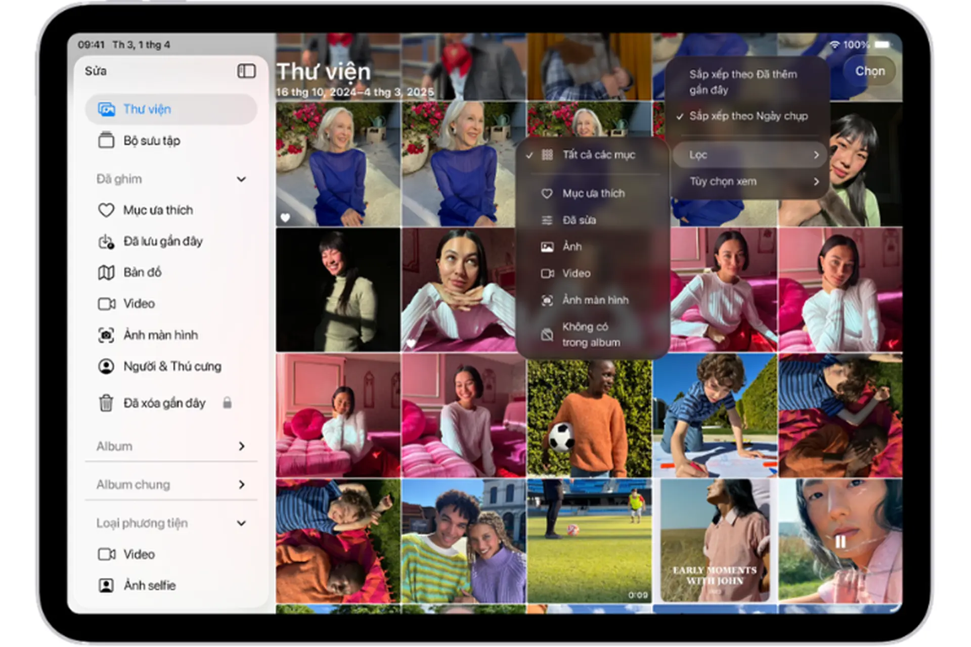 Xem album trên iPad như thế nào? Hướng dẫn chi tiết cách quản lý và tìm ảnh nhanh  