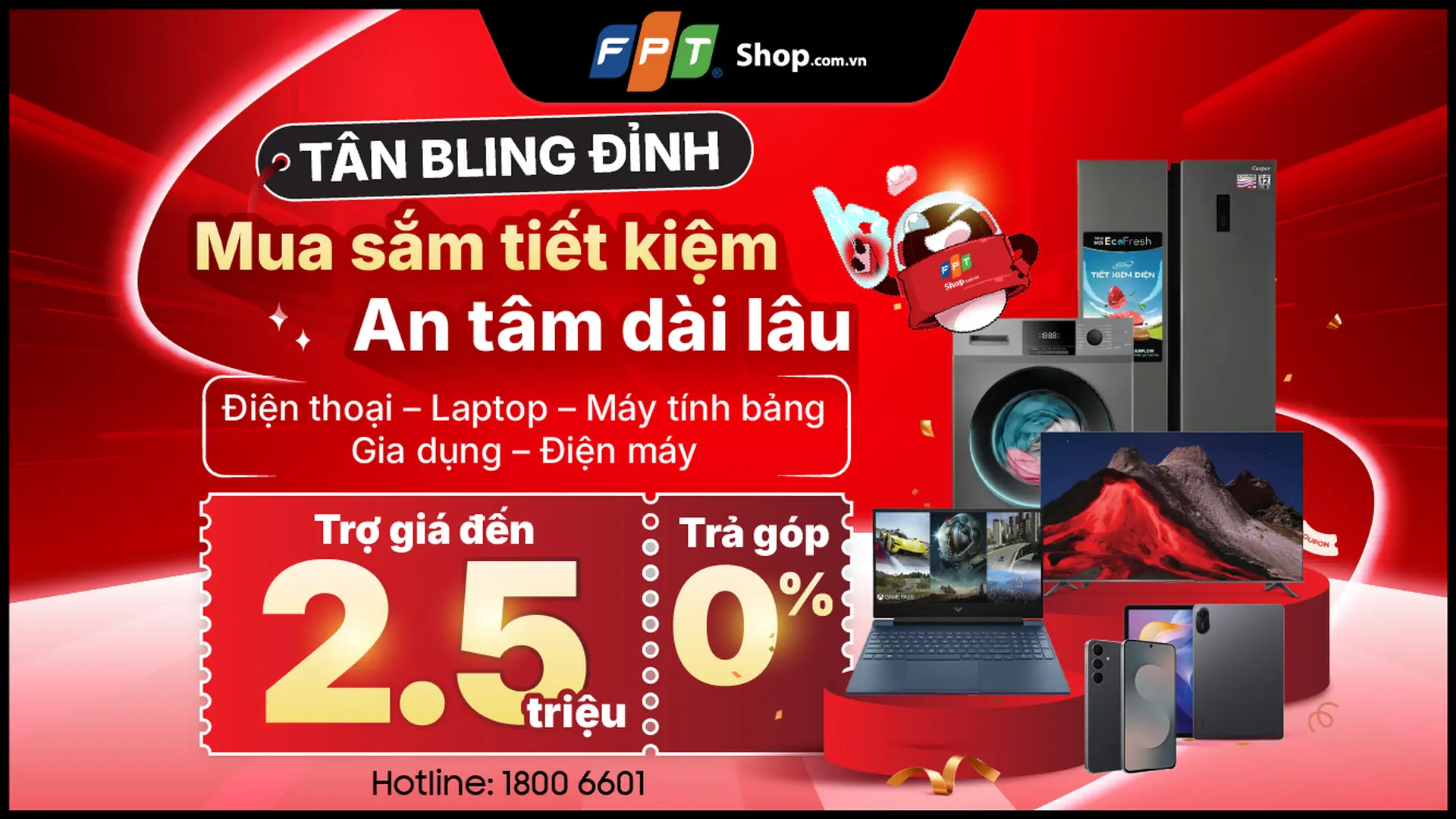 Tân Bling Đỉnh: Mua sắm tiết kiệm - An tâm dài lâu
