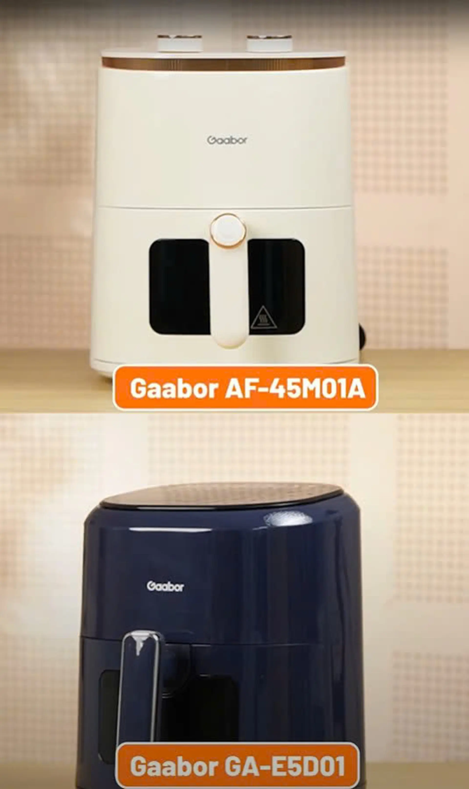 Nồi chiên không dầu Gaabor 5 lít: GA-E5D01 hay AF-45M01A?