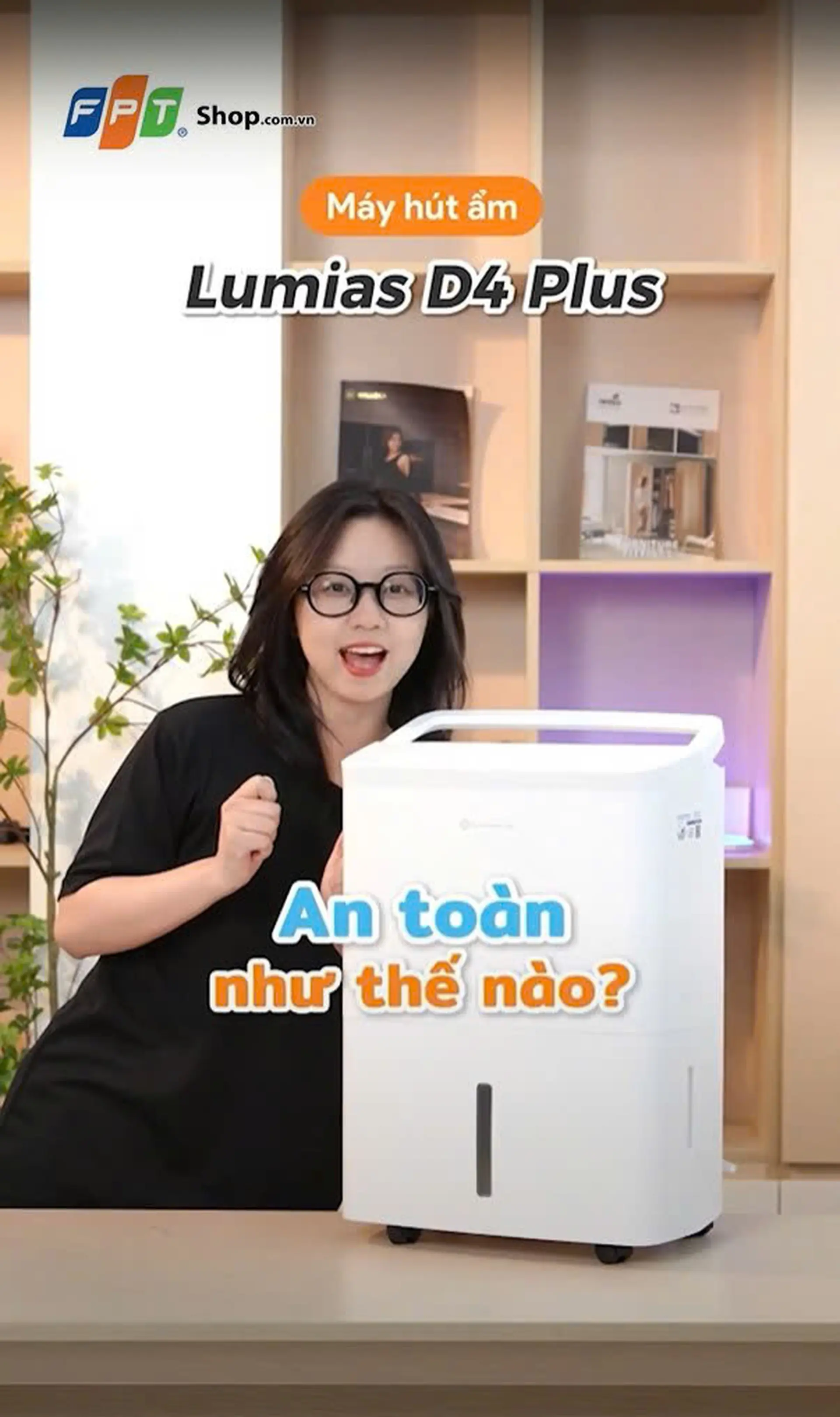 Máy hút ẩm 20 lít Lumias D4 Plus