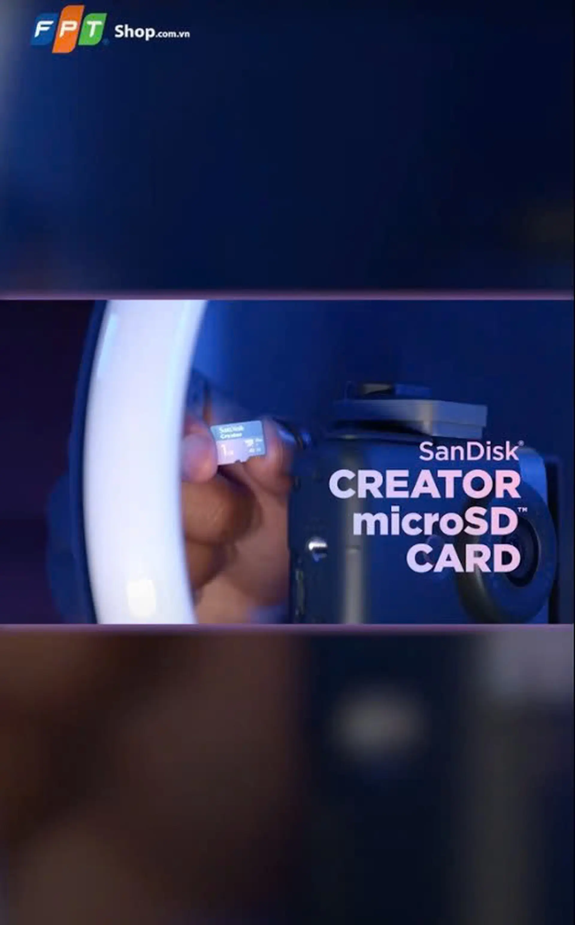 Thẻ nhớ MicroSD Sandisk Creator V30