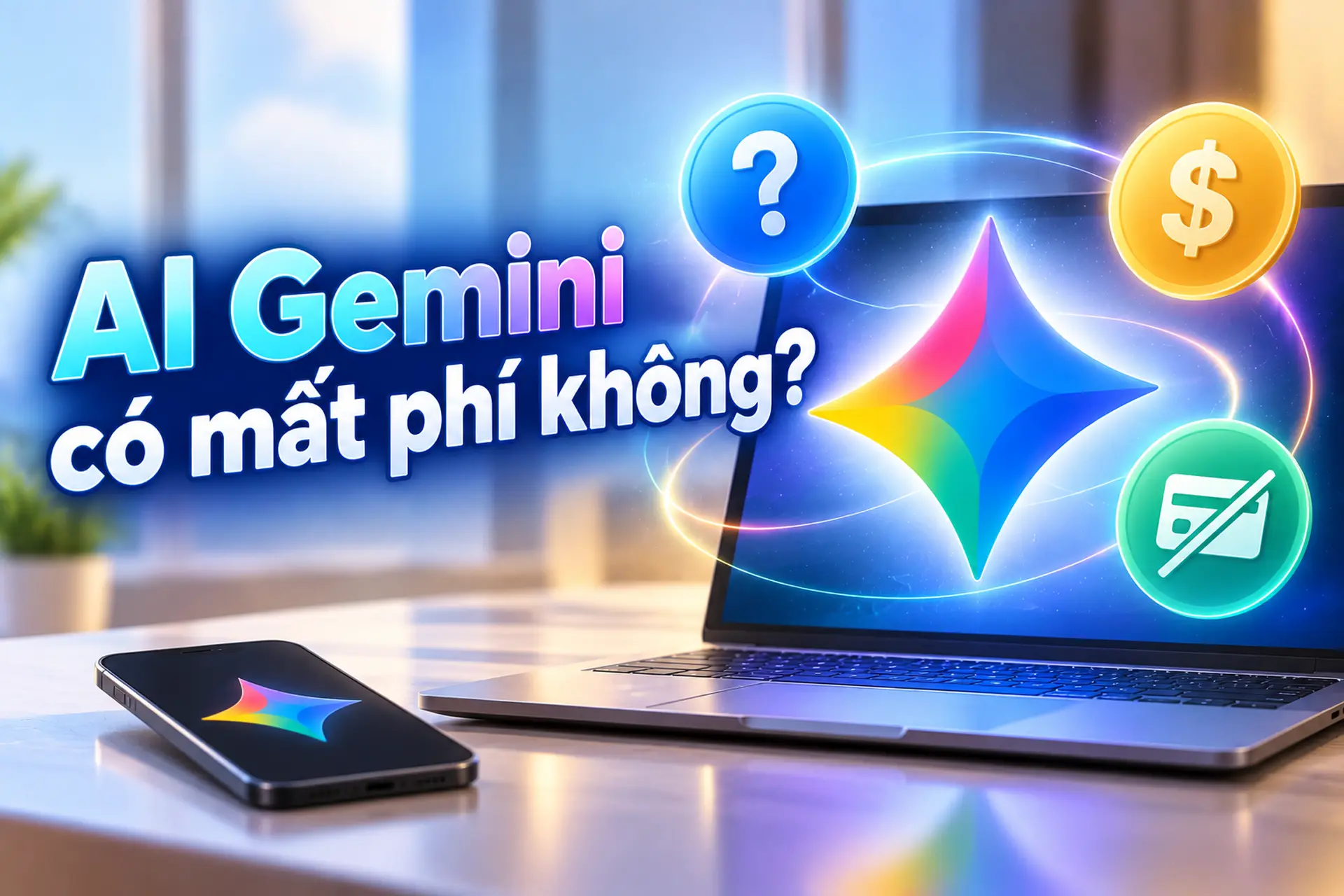AI Gemini có mất phí không? Bảng giá Gemini 2026 và hướng dẫn chọn gói phù hợp