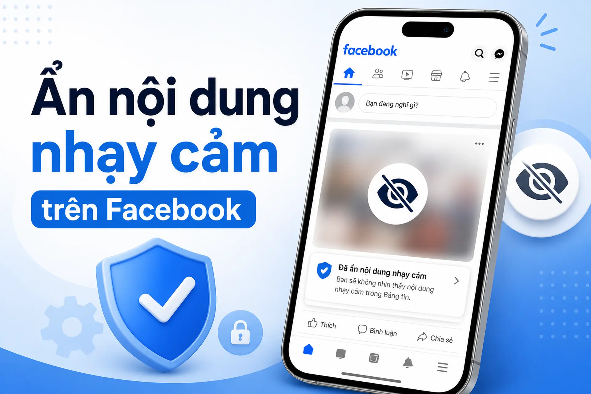 Hng dn cch n ni dung nhy cm trn Facebook chi tit