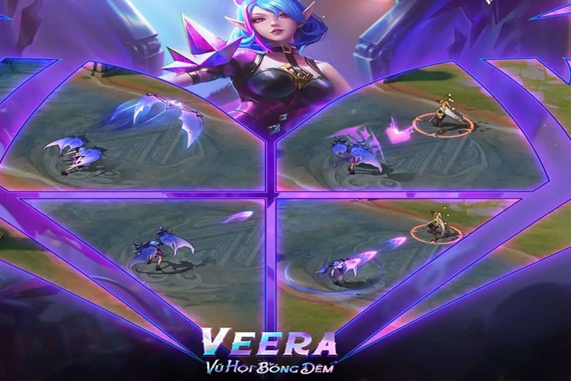 Xiêu lòng trước bộ ảnh Veera - Vũ Điệu Bóng Đêm cực cháy trong Liên Quân Mobile