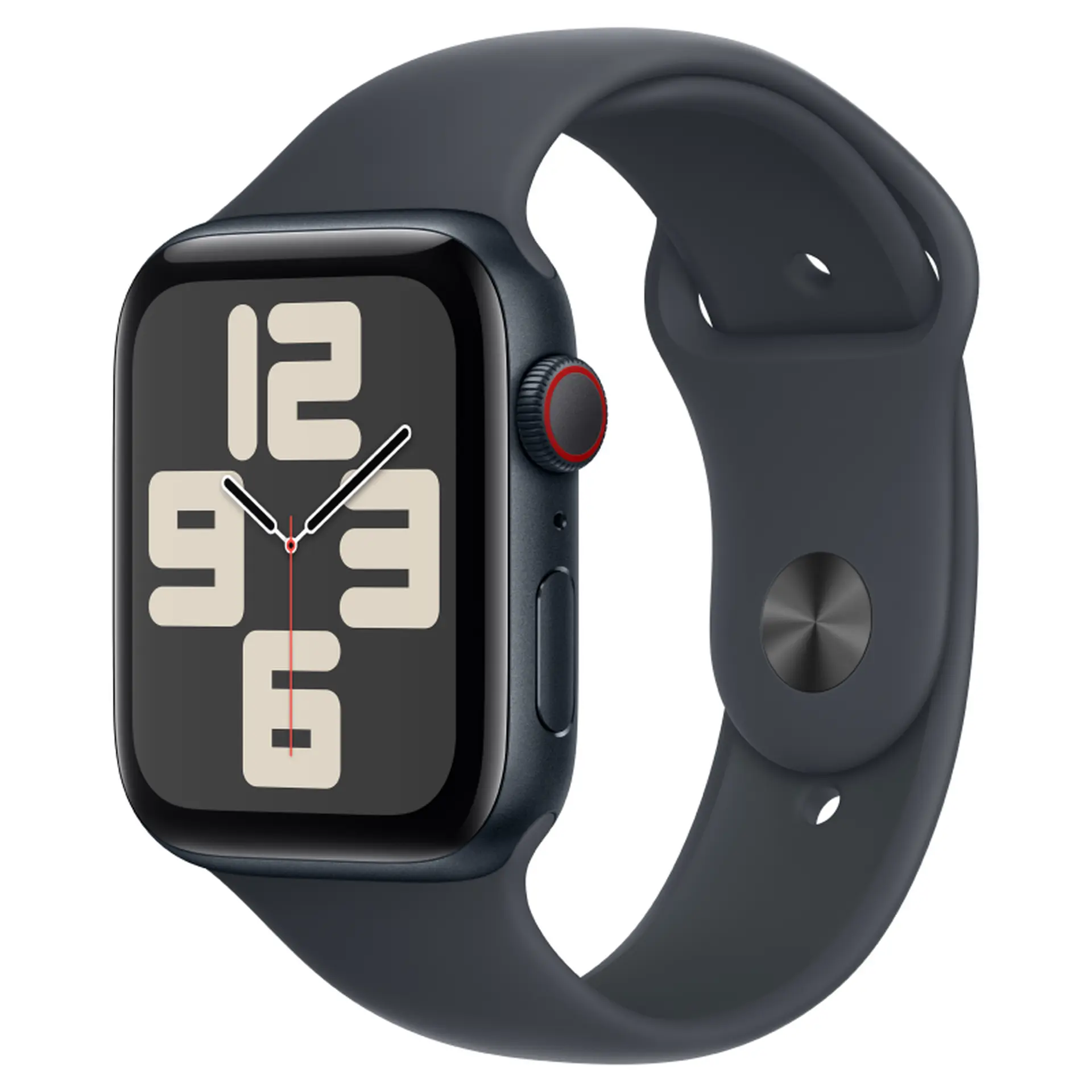 Apple Watch SE 2024 GPS + Cellular 44mm Viền Nhôm Dây Cao Su S/M