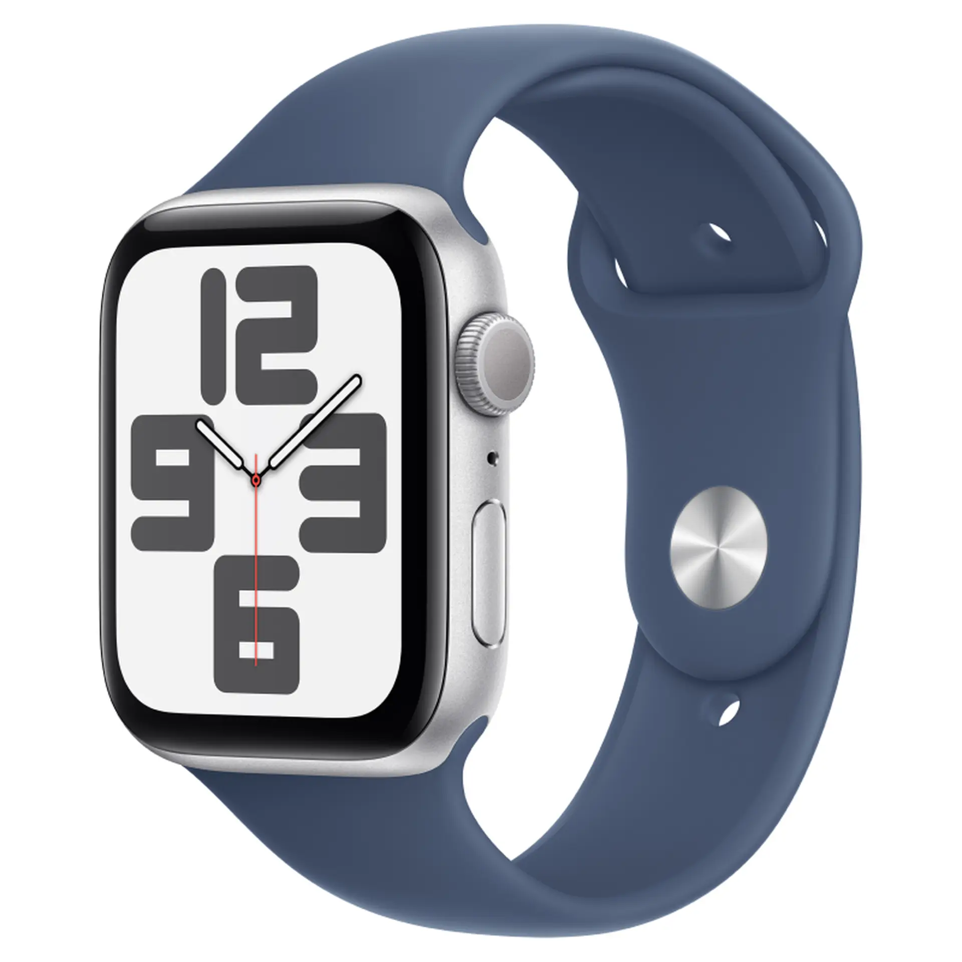 Apple Watch SE 2024 GPS 44mm Viền Nhôm Dây Cao Su S/M