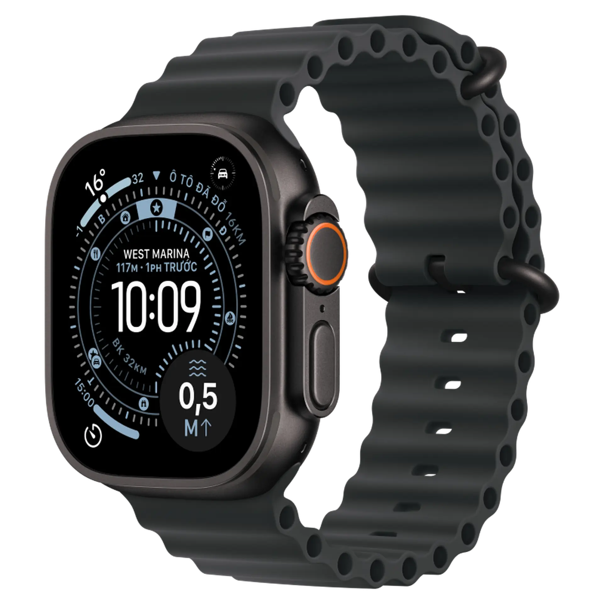 Apple Watch Ultra 3 GPS + Cellular 49mm Viền titan Dây Ocean
