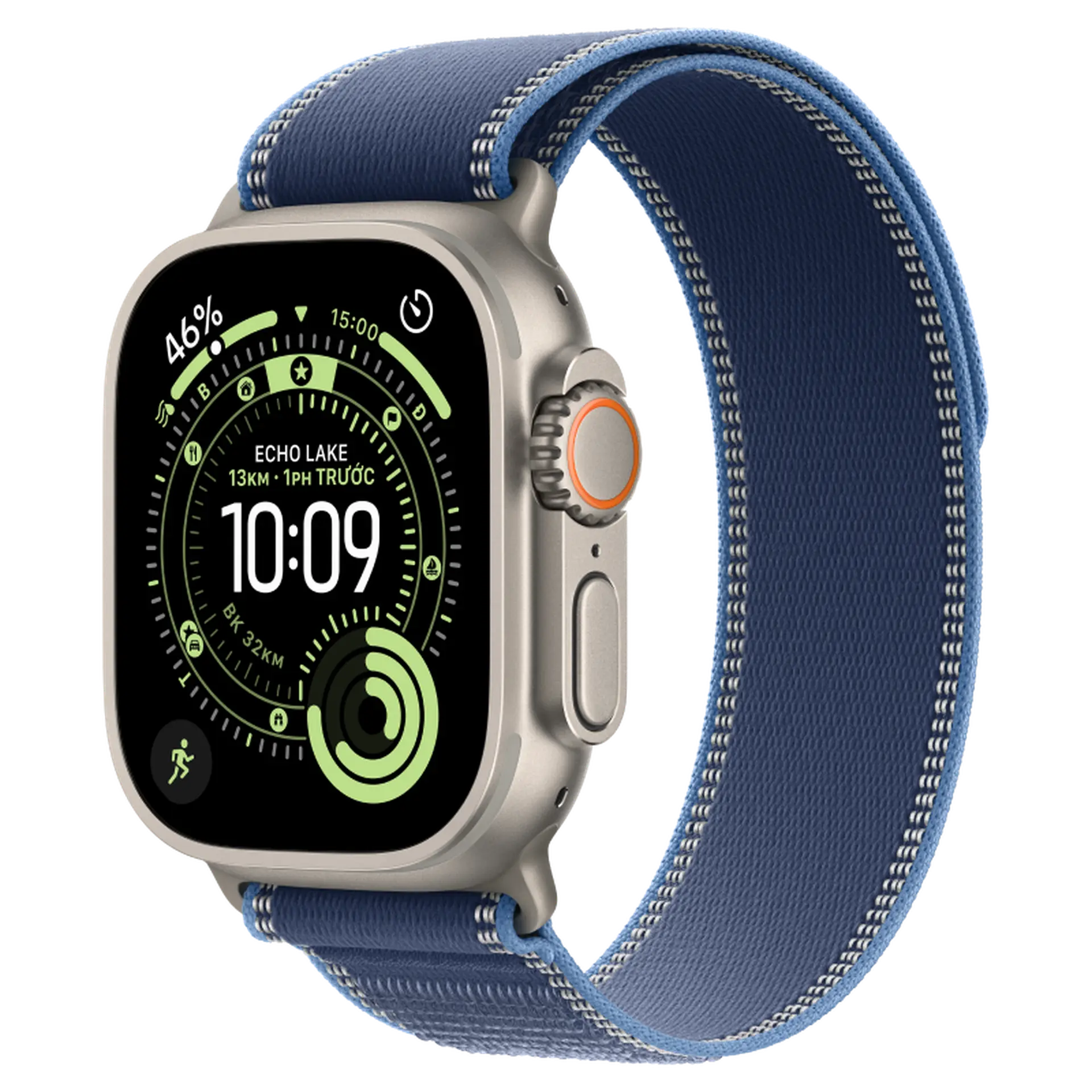 Apple Watch Ultra 3 5G 49mm Viền titan Dây quấn Trail