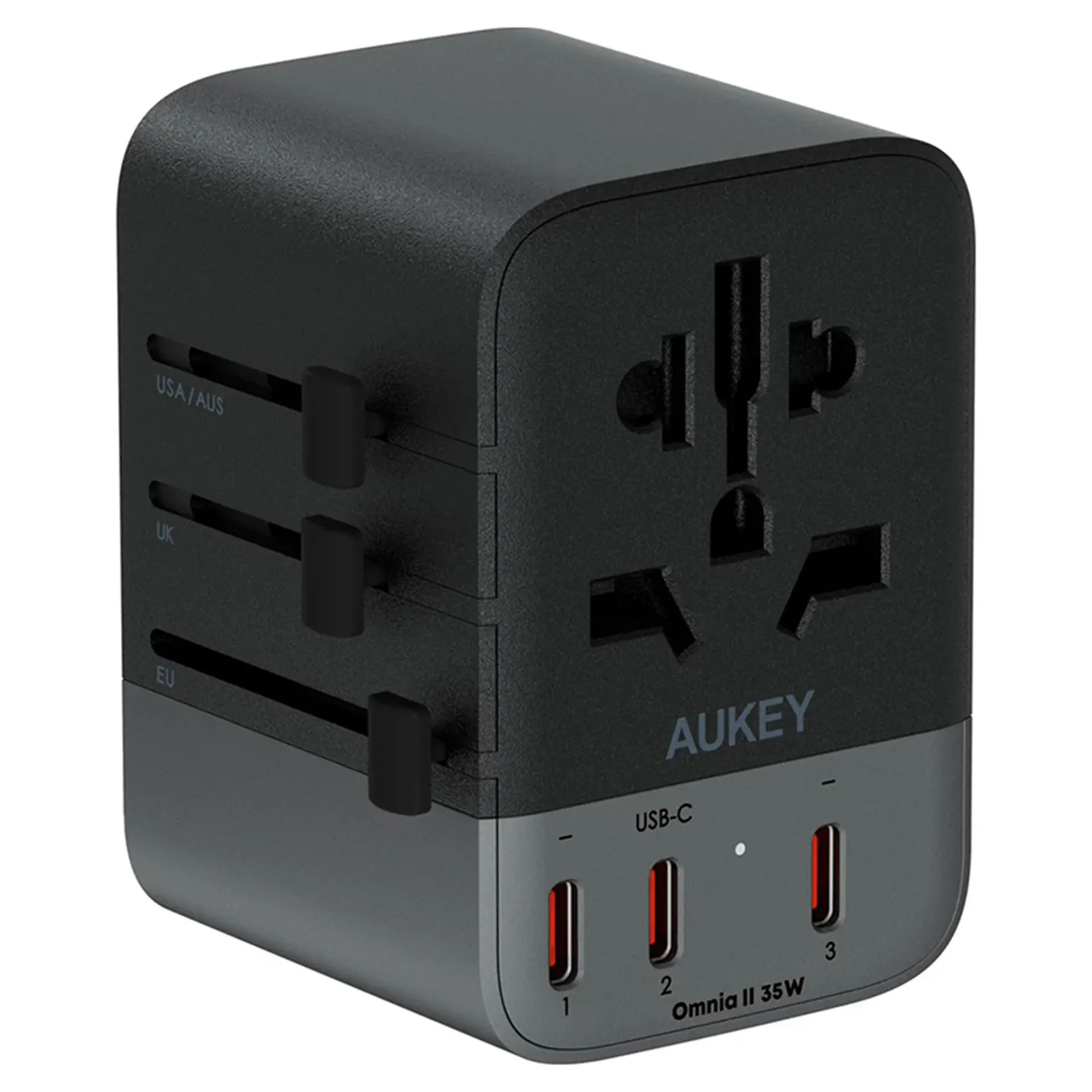 Củ sạc đa năng nhiều cổng Aukey PA-TA07A PD 35W