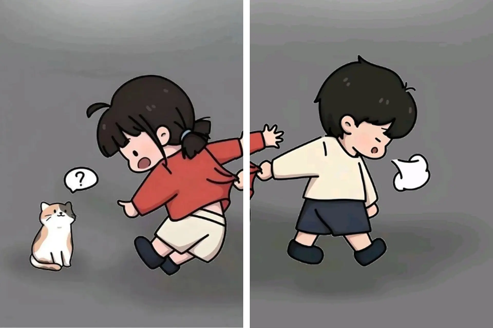 Lưu nhanh bộ avatar đôi vô tri siêu hài hước và đáng yêu