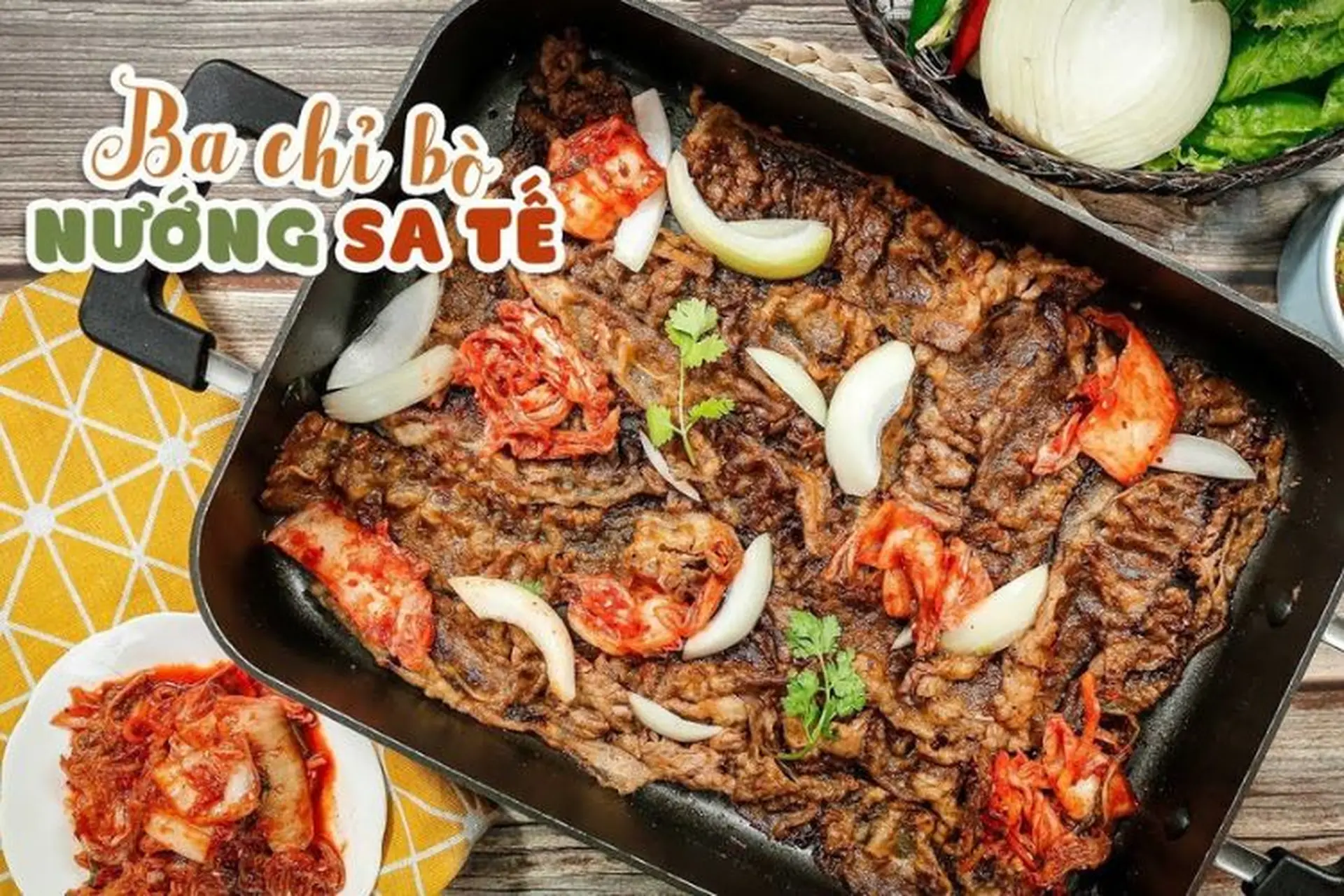 Hướng dẫn làm ba chỉ bò nướng sa tế ngọt mềm thơm cay ăn thử một lần là nhớ mãi