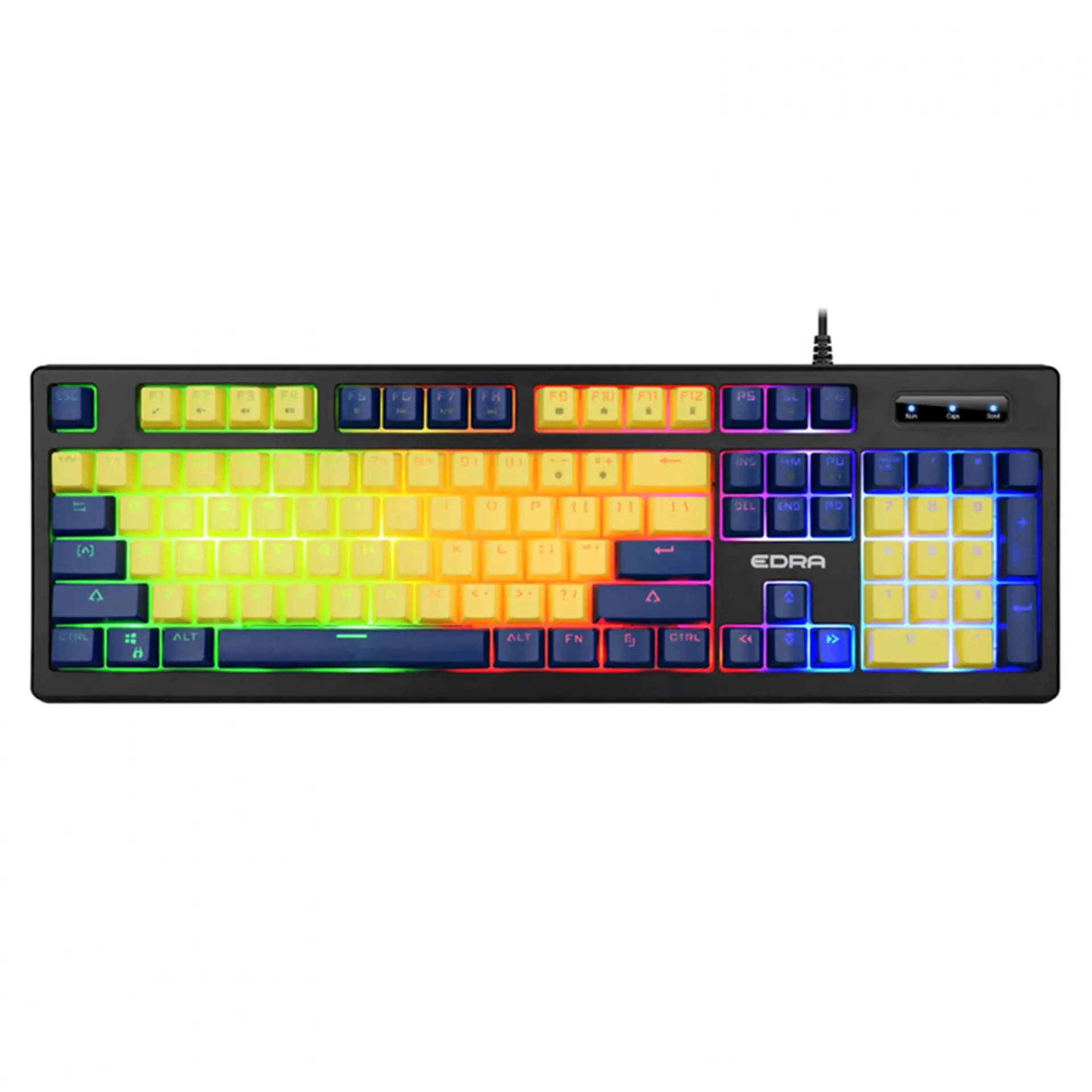 Bàn phím cơ Gaming có dây EDRA EK302