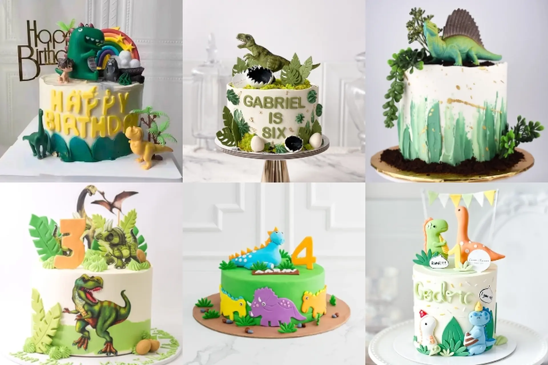 Gợi ý 25+ mẫu bánh kem khủng long đẹp nhất để bạn tham khảo chuẩn bị bánh sinh nhật cho bé