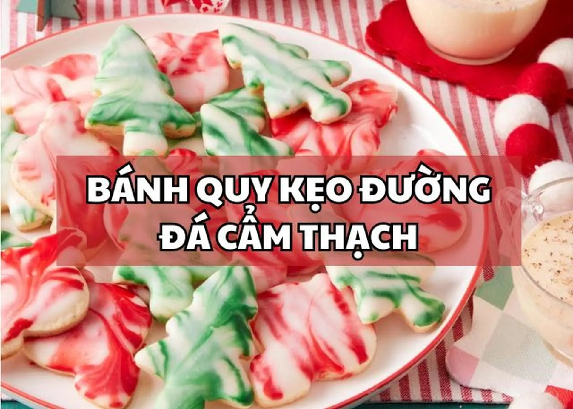 Cách làm bánh quy kẹo đường đá cẩm thạch giòn tan, rực rỡ cho ngày lễ Giáng Sinh