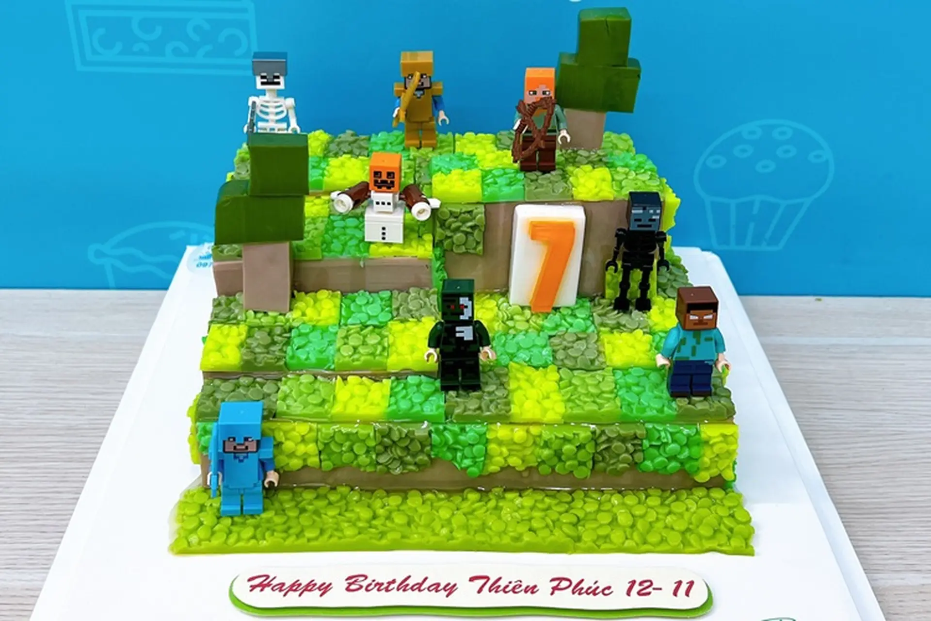 Tổng hợp TOP 20+ mẫu bánh sinh nhật Minecraft cho fan nhí yêu thế giới vuông kỳ diệu