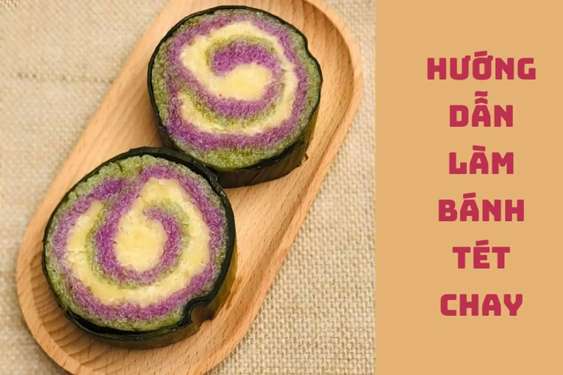 Hướng dẫn làm bánh tét chay đầy đủ hương vị truyền thống ngày Tết Ất Tỵ 2025