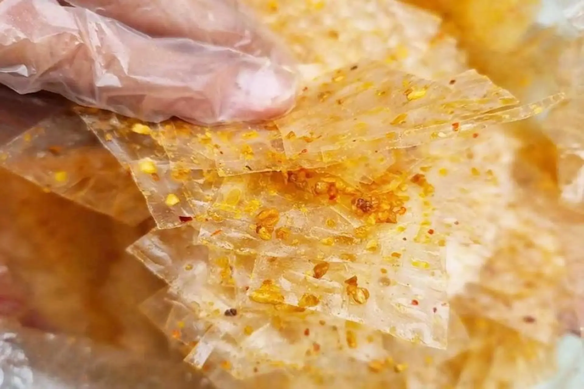 bánh tráng muối nhuyễn Thòm Thèm
