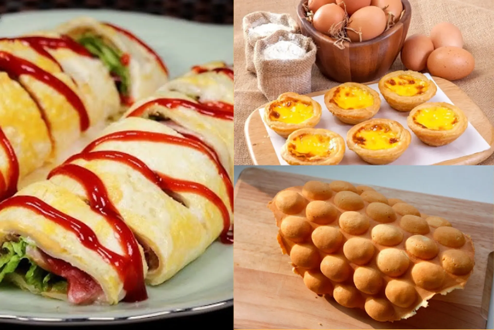 Tổng hợp 5 món bánh trứng lạ miệng và cách làm bánh trứng Đài Loan chuẩn vị tại nhà