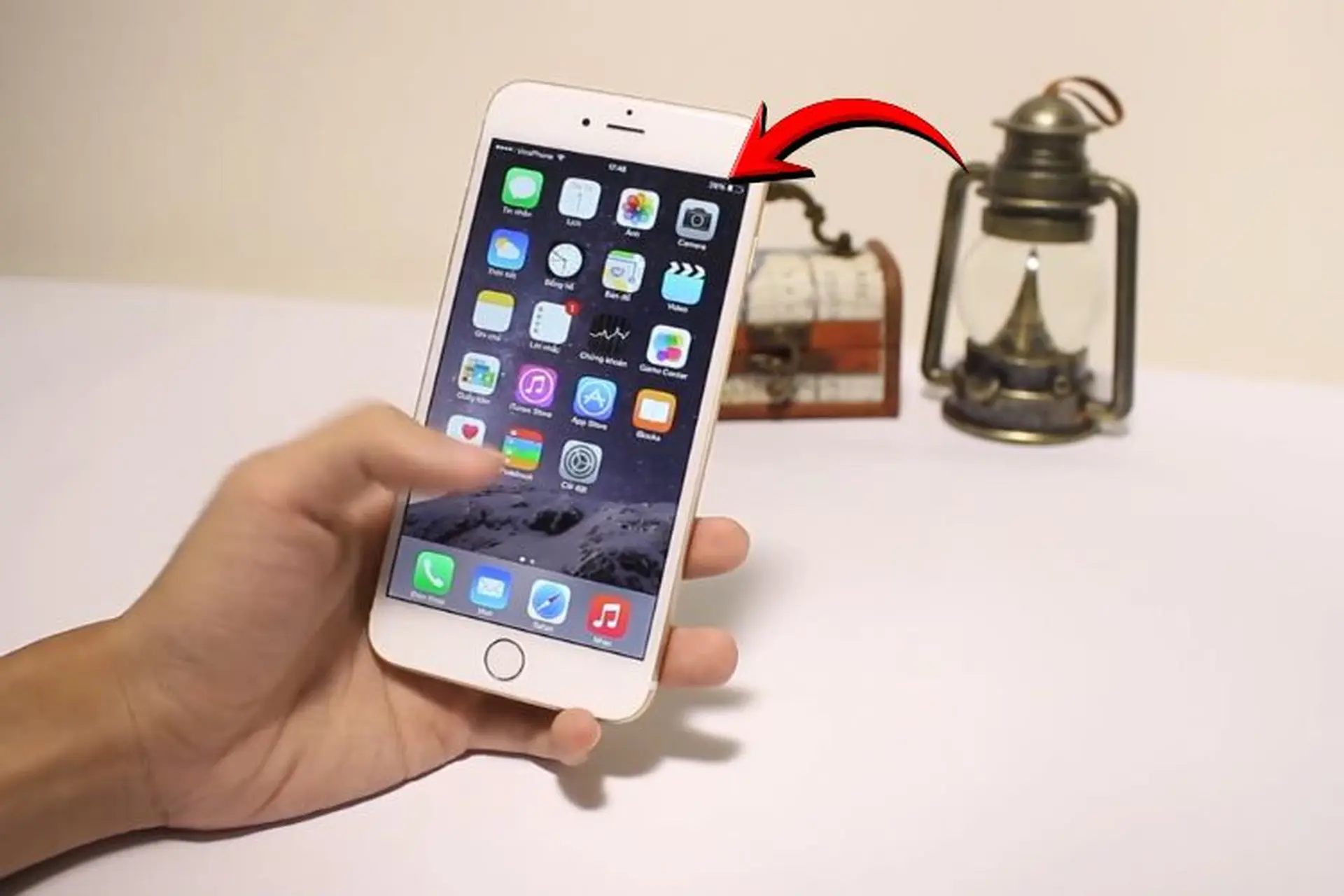 Cách bật hiển thị phần trăm pin trên iPhone 6s Plus nhanh chóng, dễ thực hiện chỉ với vài bước đơn giản