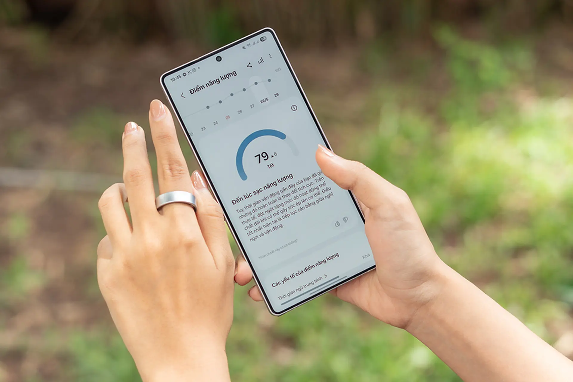 Bật năng lượng cùng Galaxy Ring: Ngủ ngon, ít stress, trả deadline trong "một nốt nhạc"