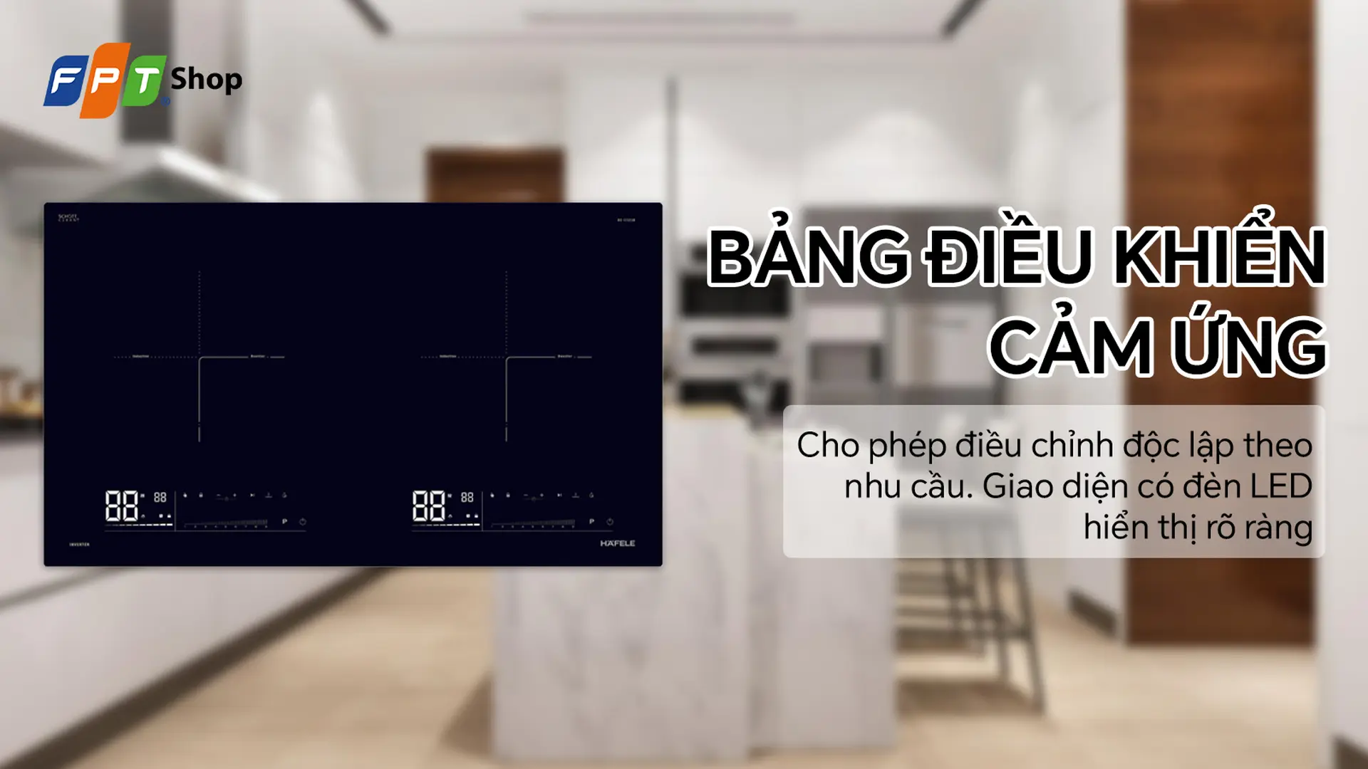 Bếp điện từ đôi Hafele HC-I7323B (536.61.886) 4400W