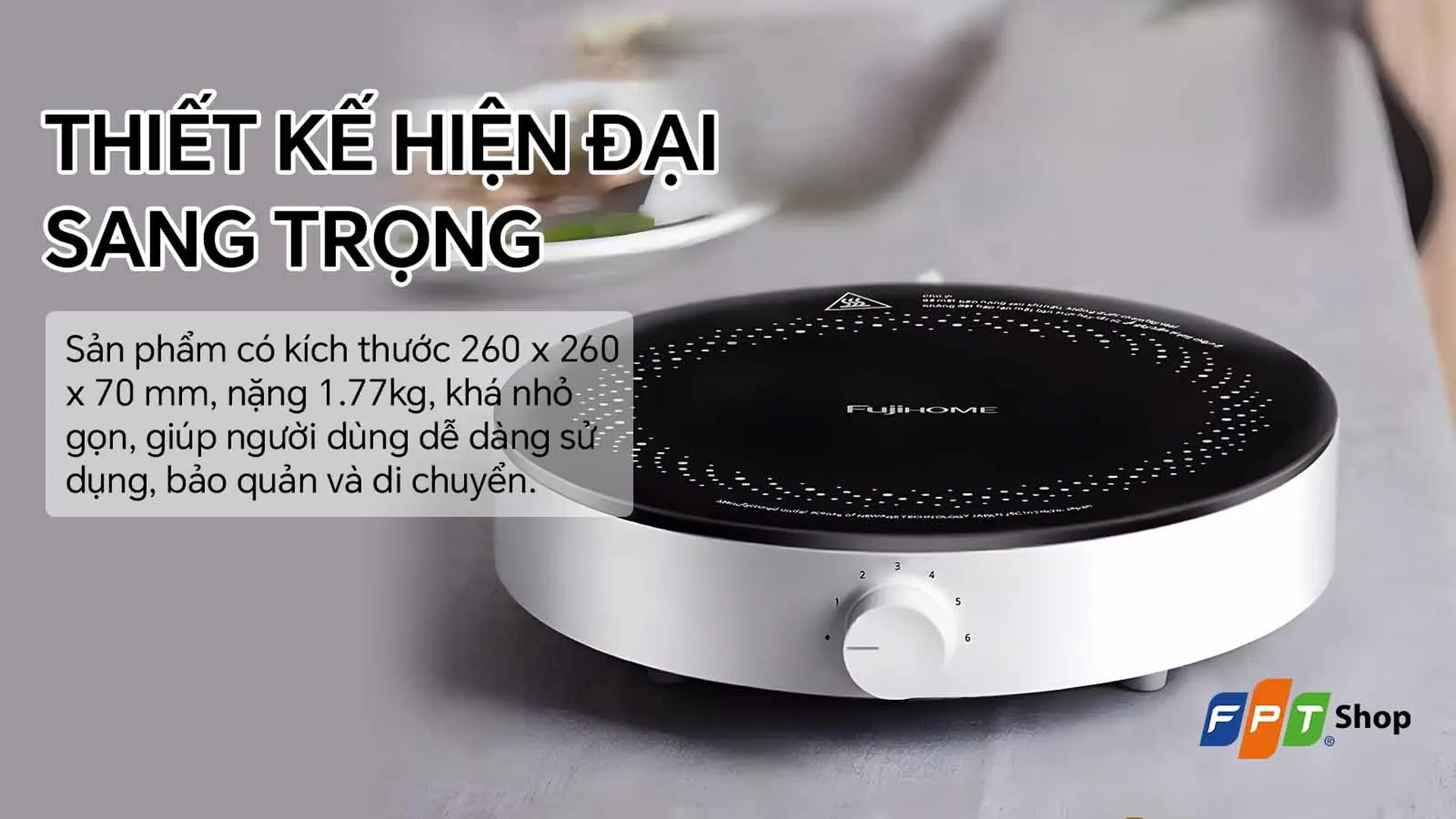 Bếp điện từ đơn Fujihome IC-H02 2200W
