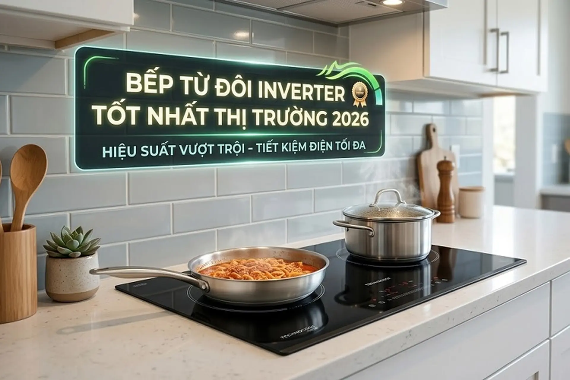 Top bếp từ đôi Inverter tốt nhất thị trường 2026 cho gia đình mà bạn nên biết