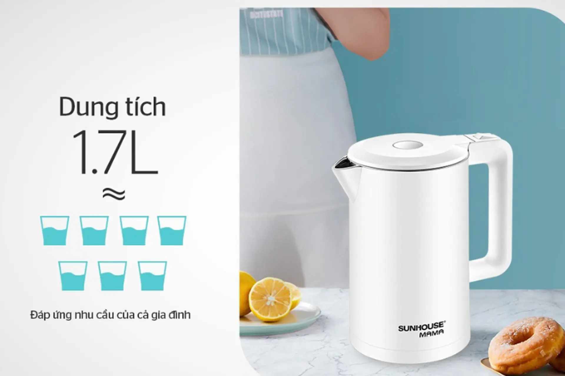 Tổng hợp bình đun siêu tốc dung tích lớn dưới 600k, đảm bảo chất lượng, an toàn