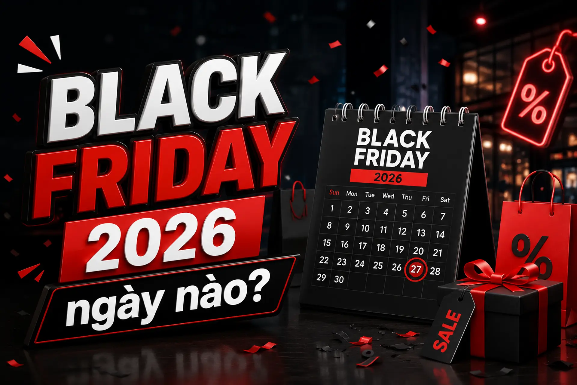 Black Friday 2026 ngày nào? Cập nhật thời gian diễn ra và cách săn ưu đãi hiệu quả