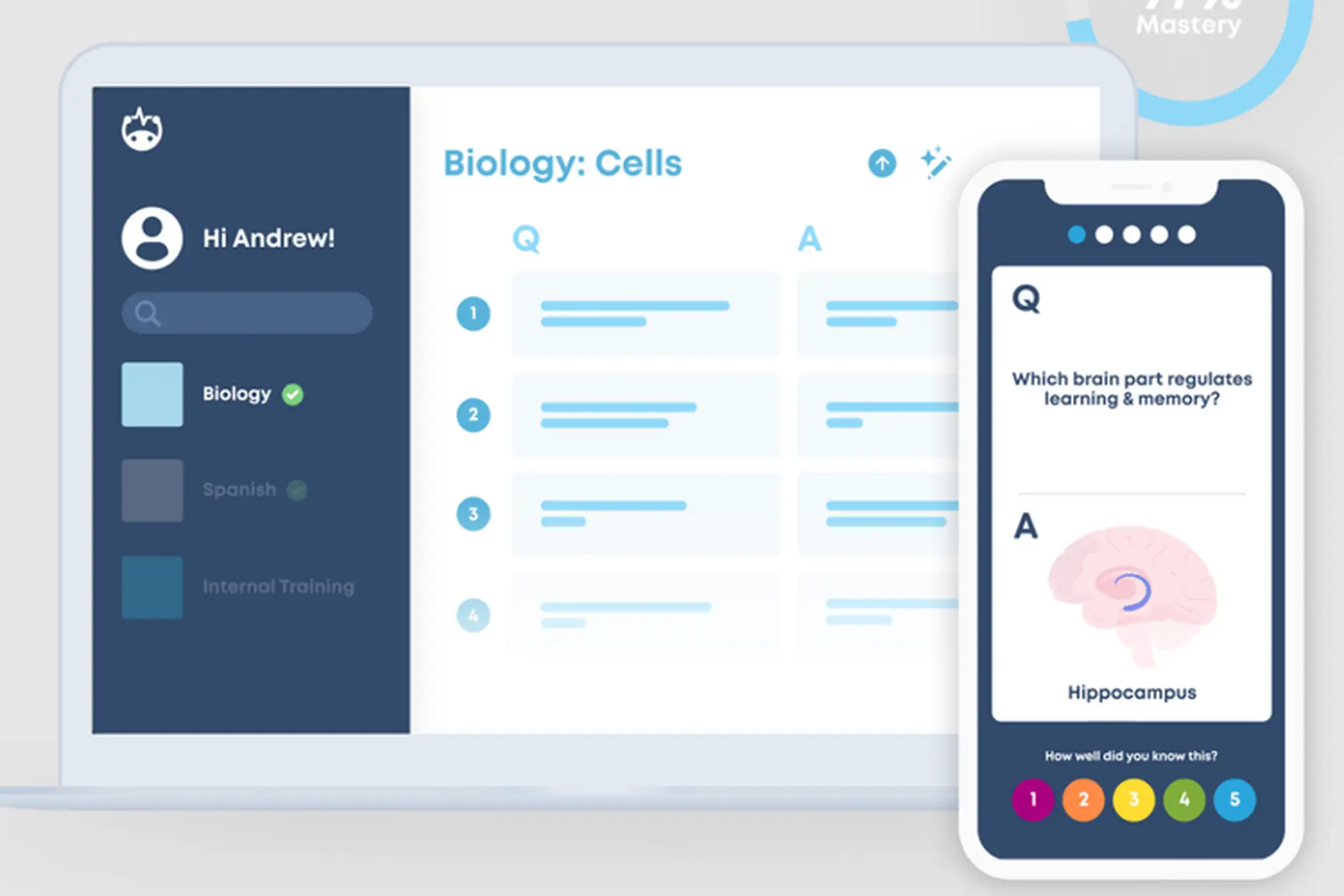 Ứng dụng học tập Brainscape, học từ vựng thông qua bộ thẻ Flashcard thông minh và phương pháp khoa học