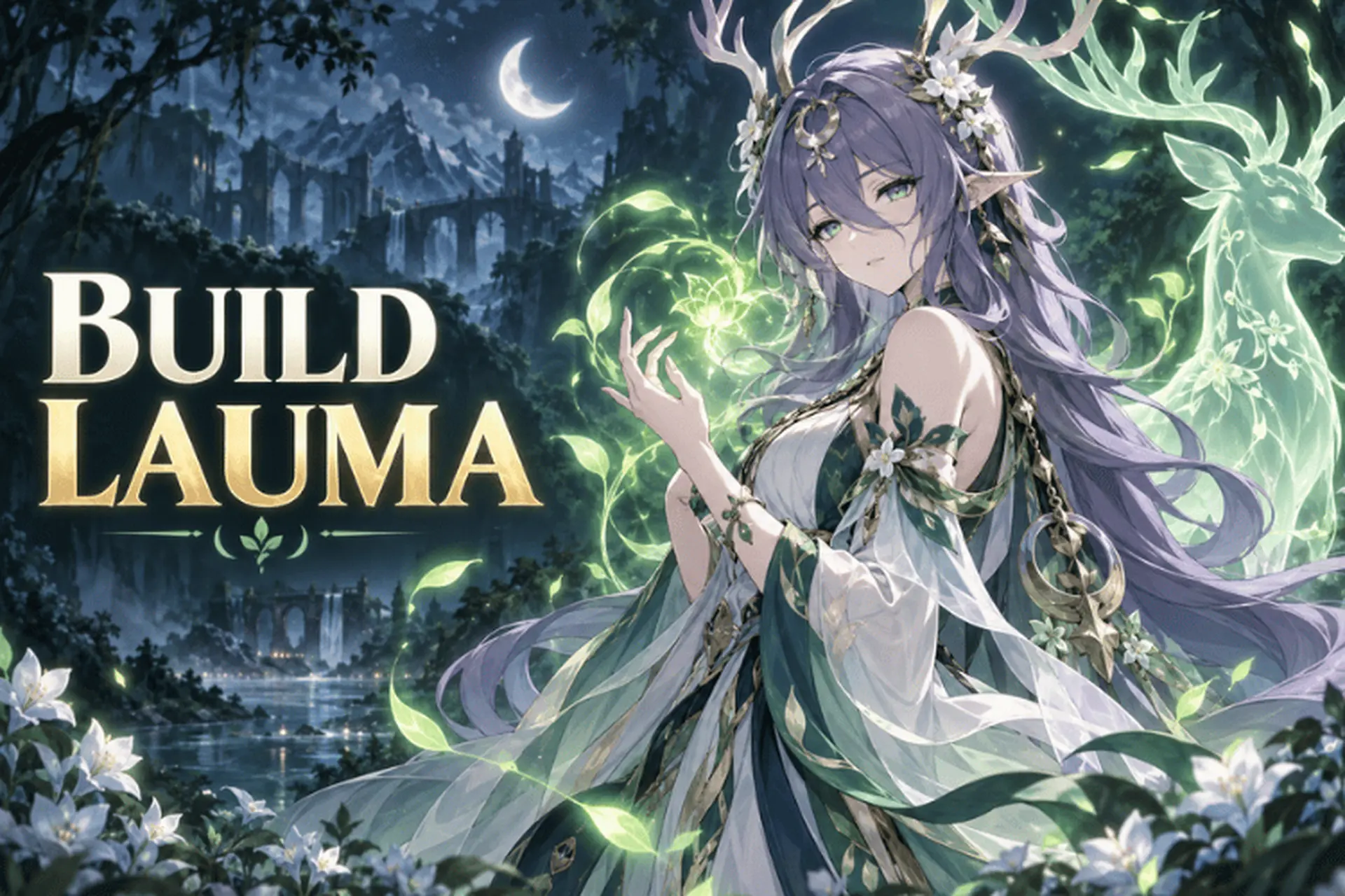 Cách build Lauma Genshin Impact chi tiết: Vũ khí, Thánh Di Vật và đội hình tối ưu