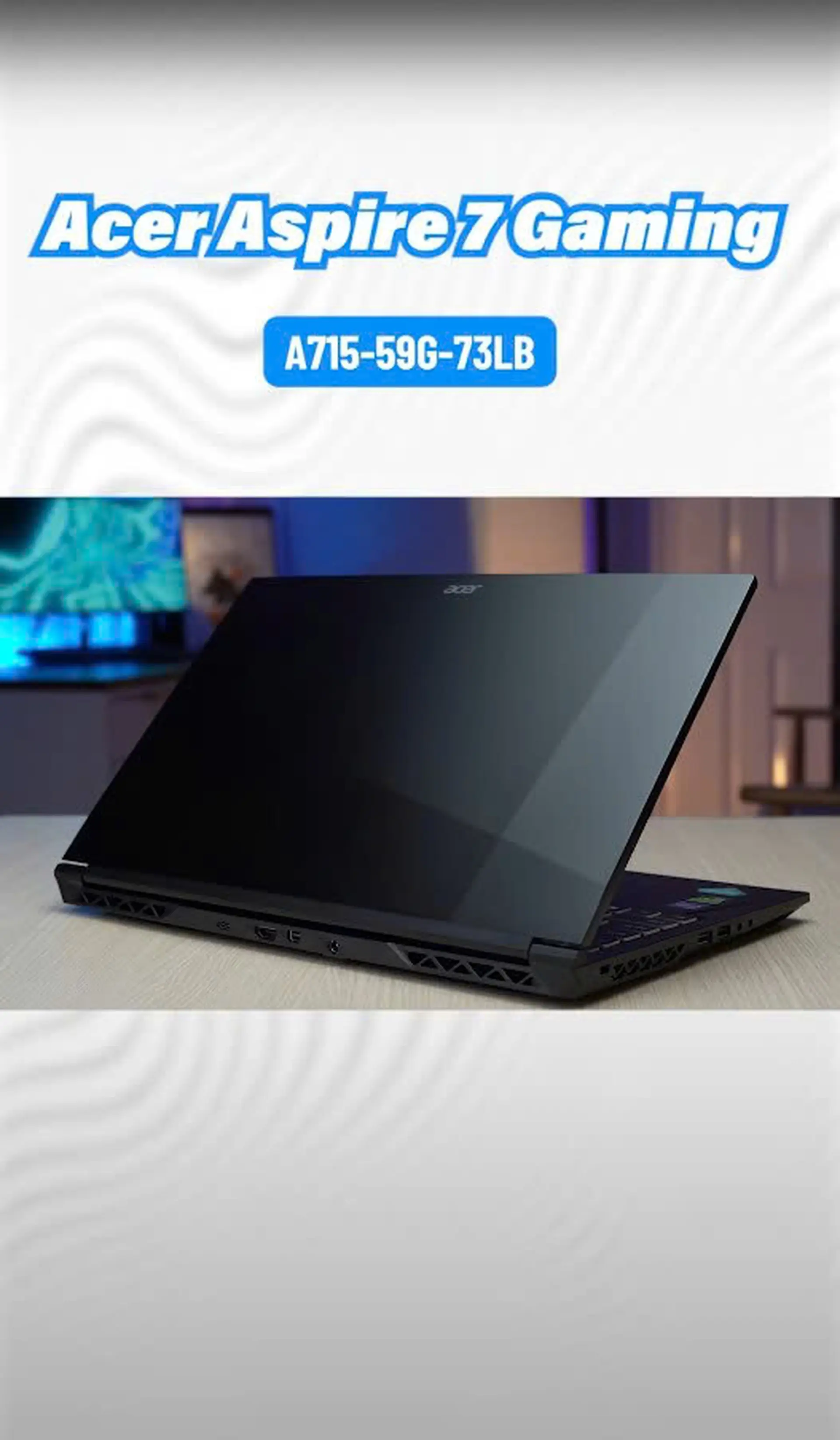 Máy tính xách tay Acer Aspire 7 Gaming A715-59G-73LB