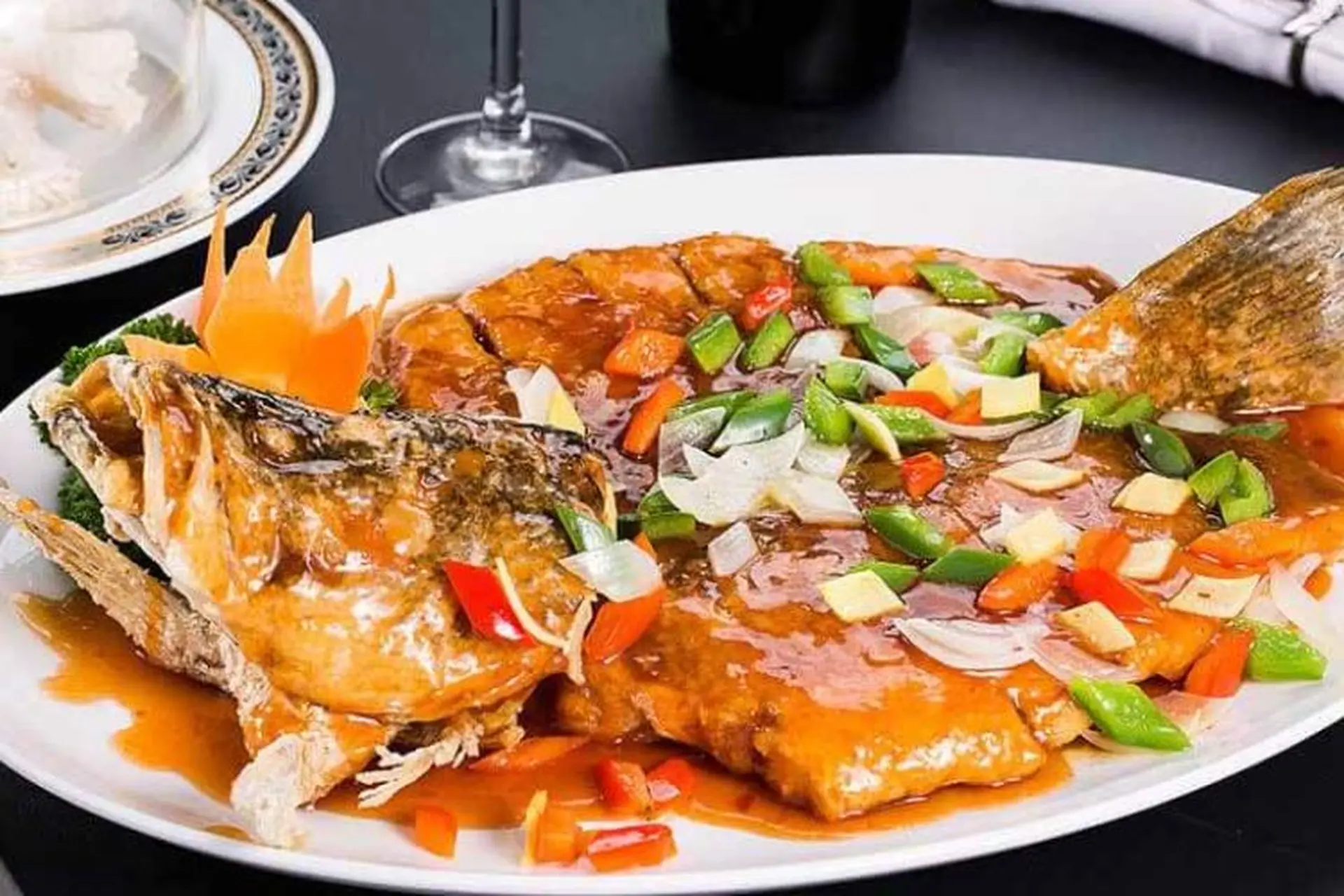 Cá Chẽm Sốt Chua Ngọt