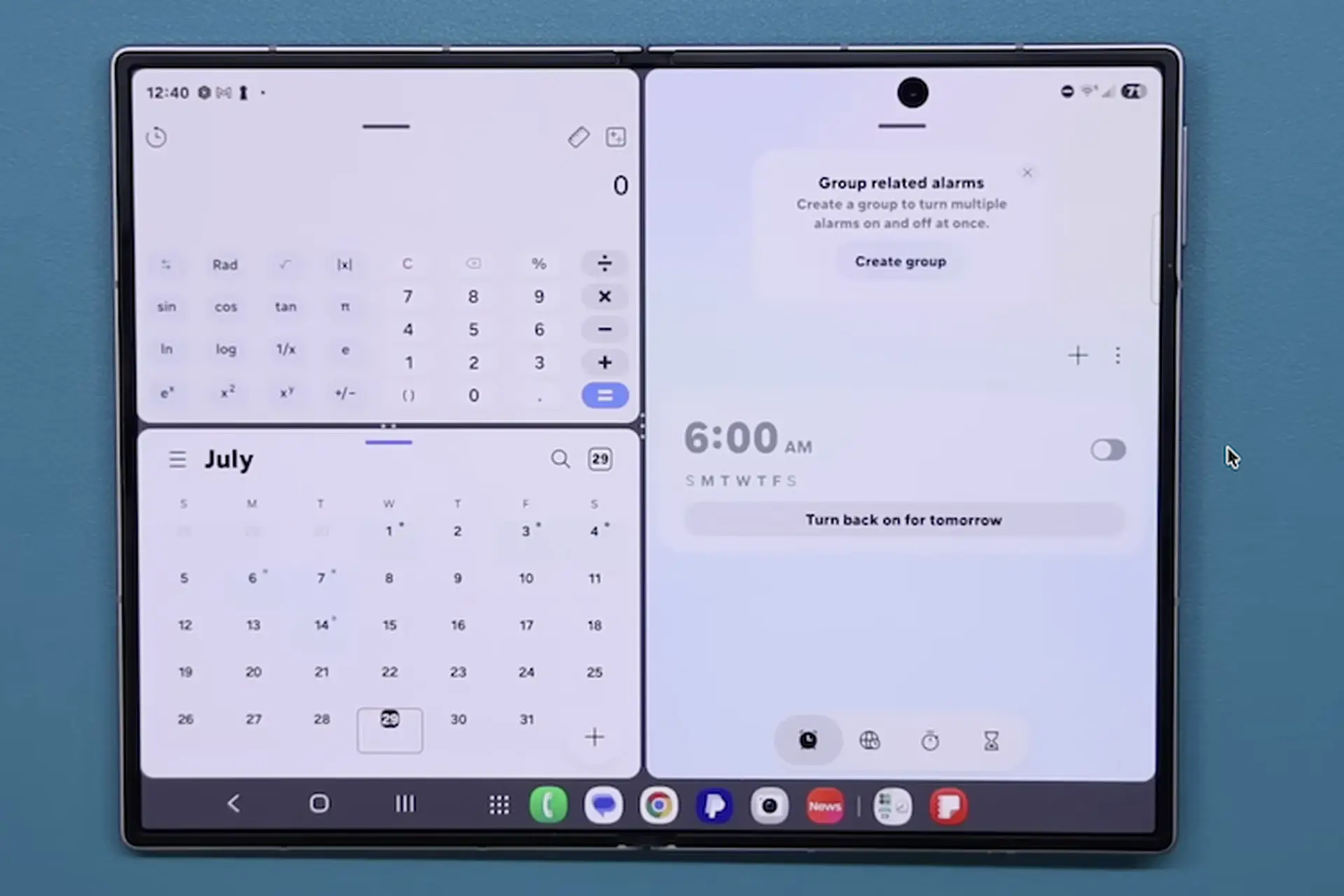 Cách bật nút đa nhiệm trên Samsung Z Fold 8 Series dễ dàng để nhân đôi hiệu suất công việc