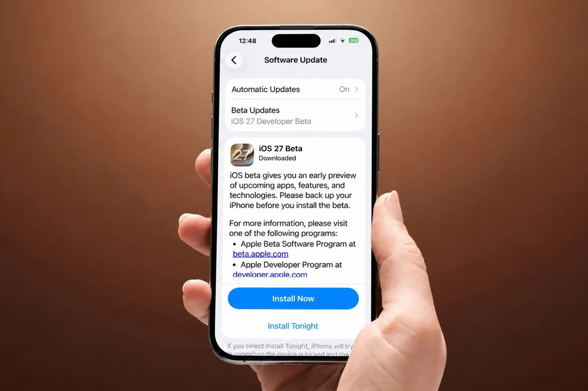 Cách cập nhật iOS 27 Beta để trải nghiệm sớm Siri AI trên iPhone
