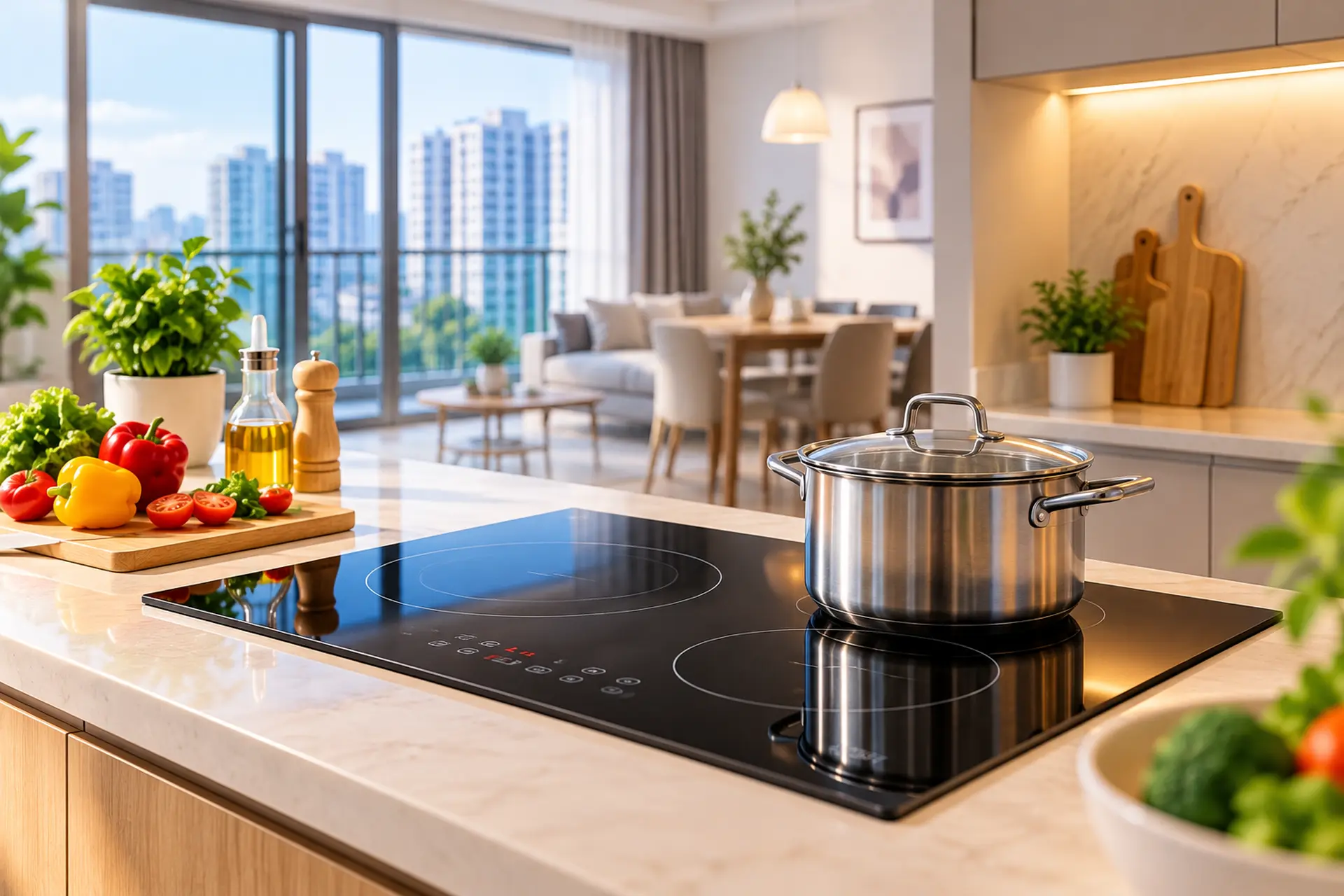 Cách chọn bếp từ cho căn hộ chung cư: 9 tiêu chí quan trọng để tối ưu diện tích và bảo đảm an toàn tối đa