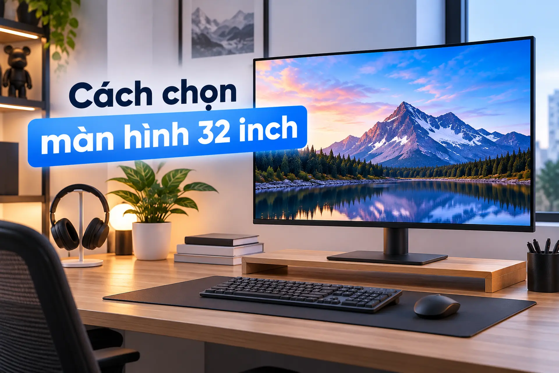 Cách chọn màn hình 32 inch: Bí quyết chọn đúng kích thước, độ phân giải và tấm nền