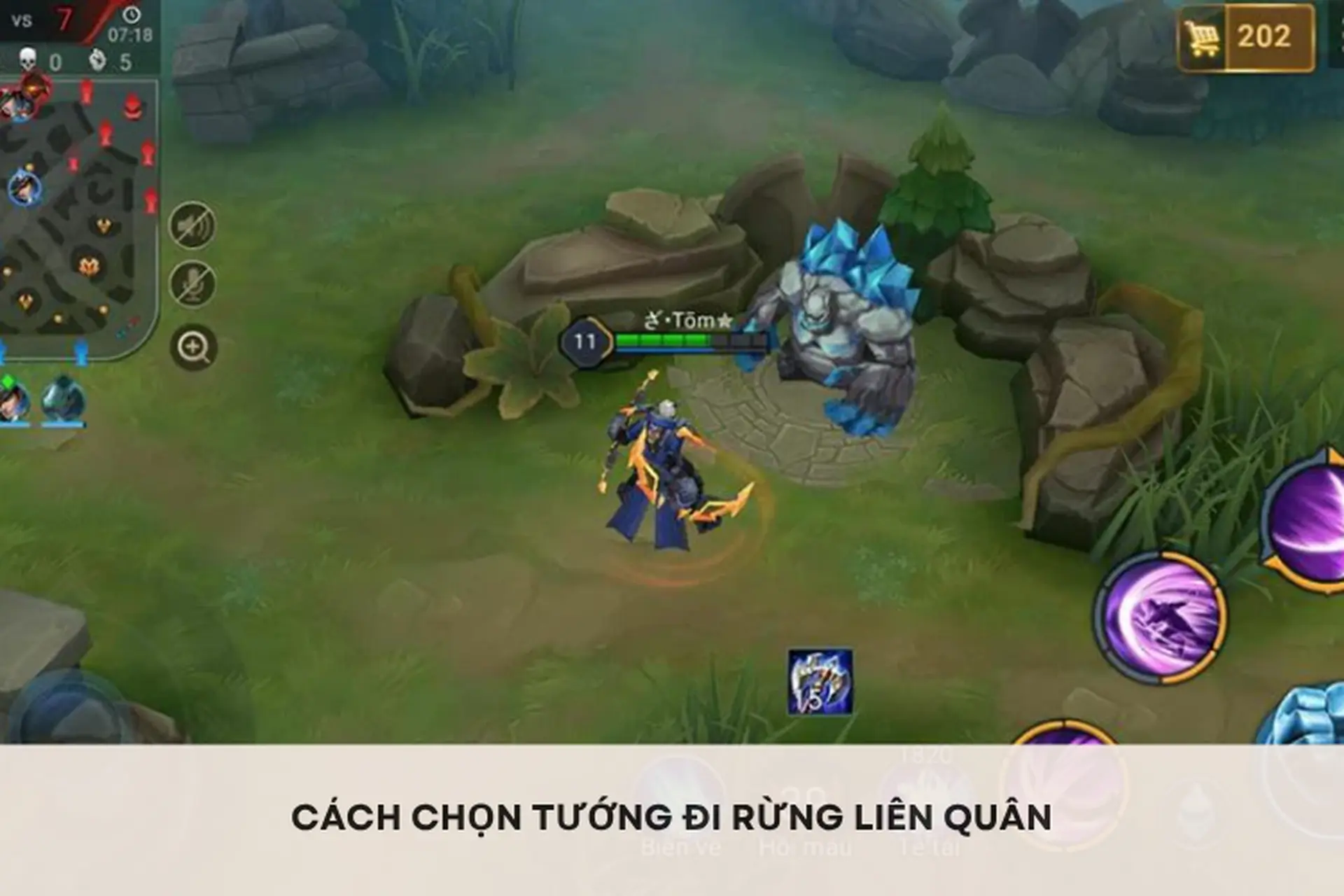 Cách chọn tướng đi rừng Liên Quân: Bí quyết chọn tướng mạnh phù hợp, dễ thắng, leo rank nhanh