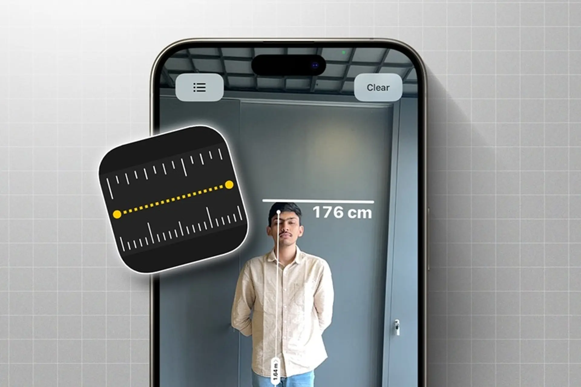 Cách đo chiều cao người bằng iPhone bằng ứng dụng Đo mặc định có sẵn trên iOS
