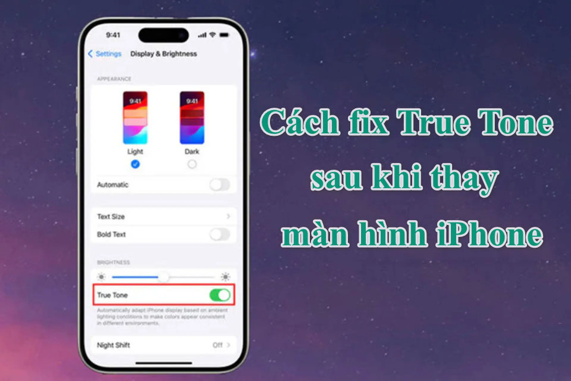 Cách fix True Tone iPhone sau khi thay màn hình: Liệu có phương án nào khả thi?